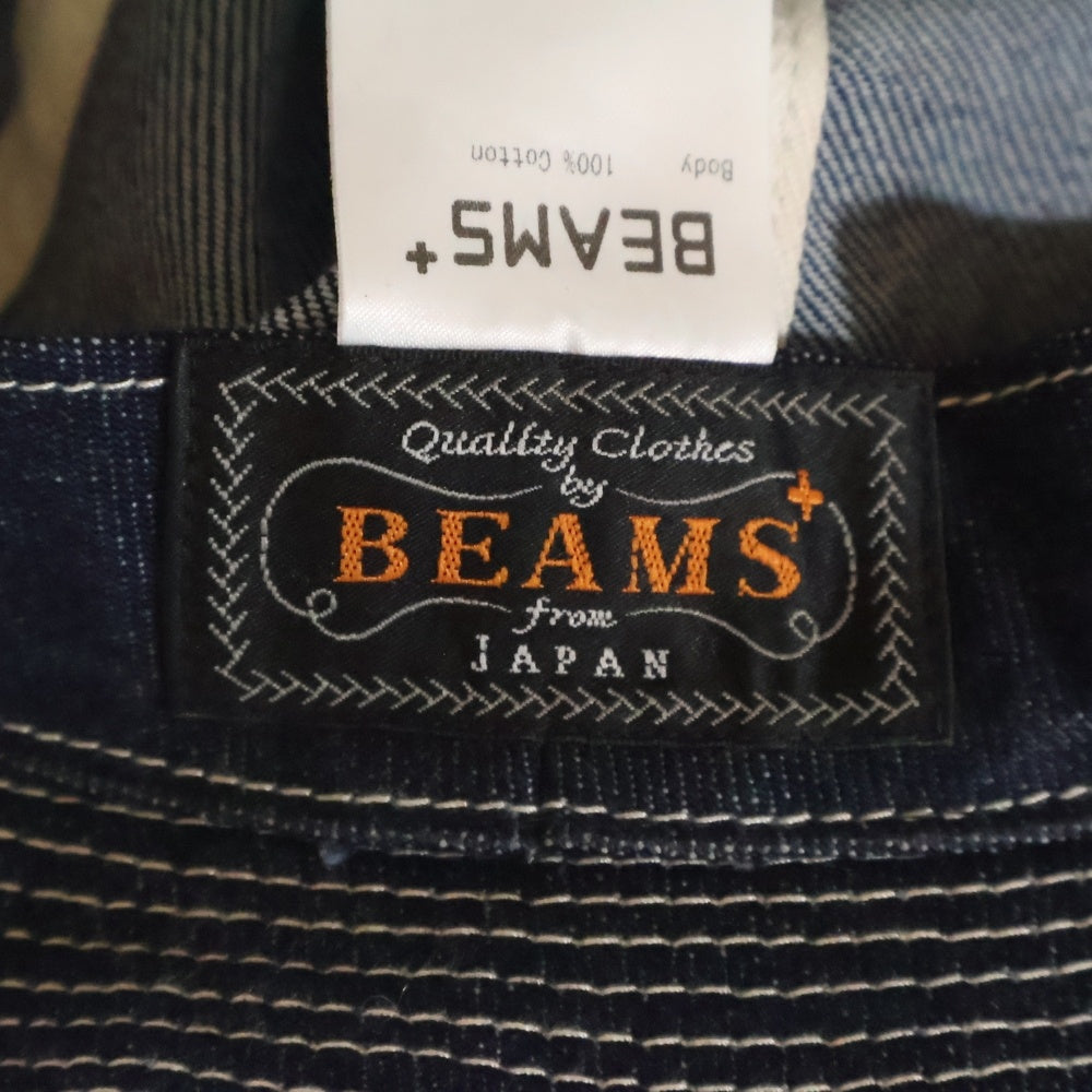 BEAMS+(ビームスプラス) DENIM HAT 38-41-0042-046 デニムハット 帽子 インディゴブルー