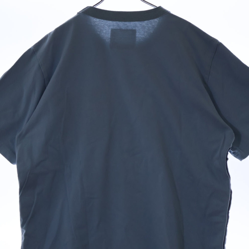 Sacai(サカイ) 23AW ×Carhartt WIP T-shirt 23-0557S ×カーハート ロゴ ポケット 半袖 Tシャツ ライトブルー
