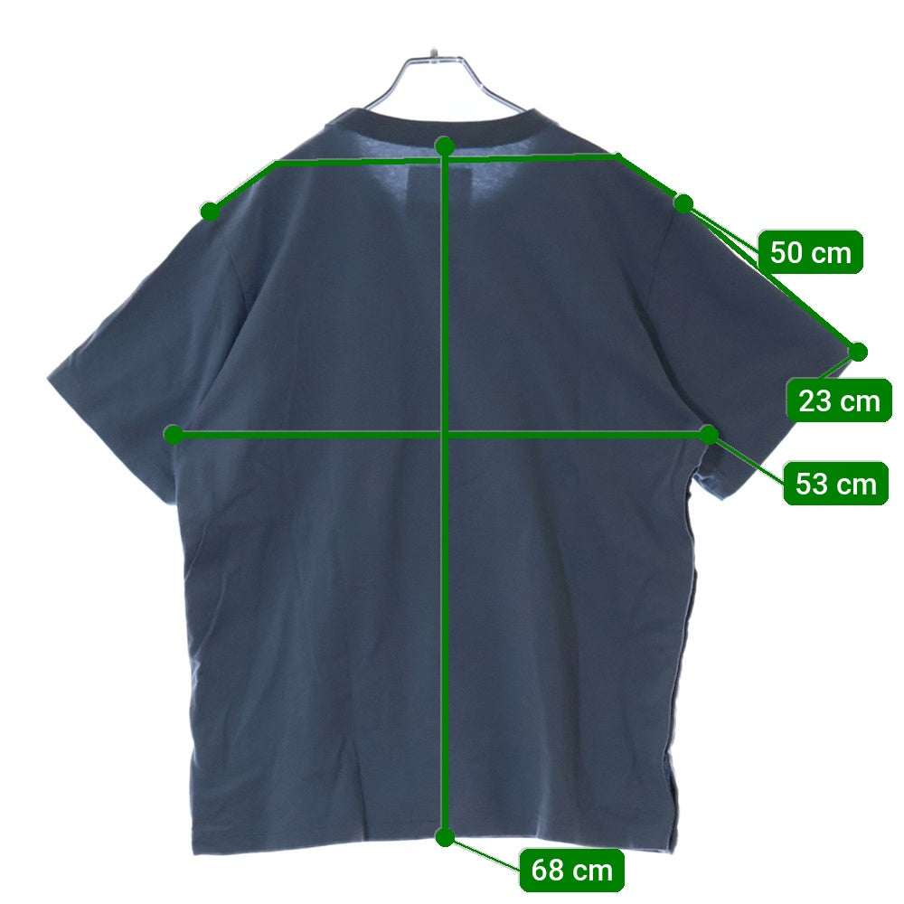 Sacai(サカイ) 23AW ×Carhartt WIP T-shirt 23-0557S ×カーハート ロゴ ポケット 半袖 Tシャツ ライトブルー