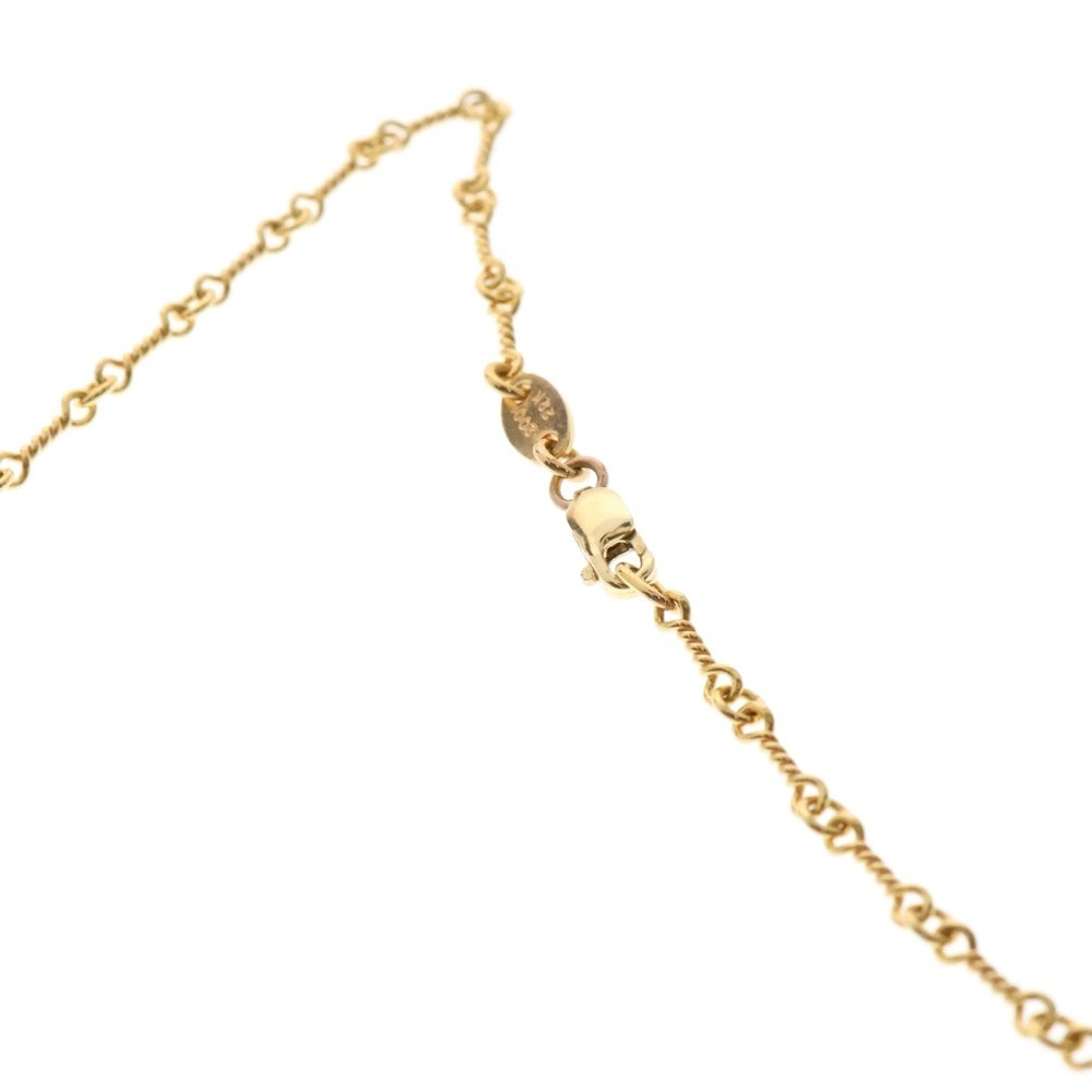 CHROME HEARTS(クロムハーツ) 22K NECKCHAIN T18 ツイストチェーンネックレス 18inch ゴールド BCA014