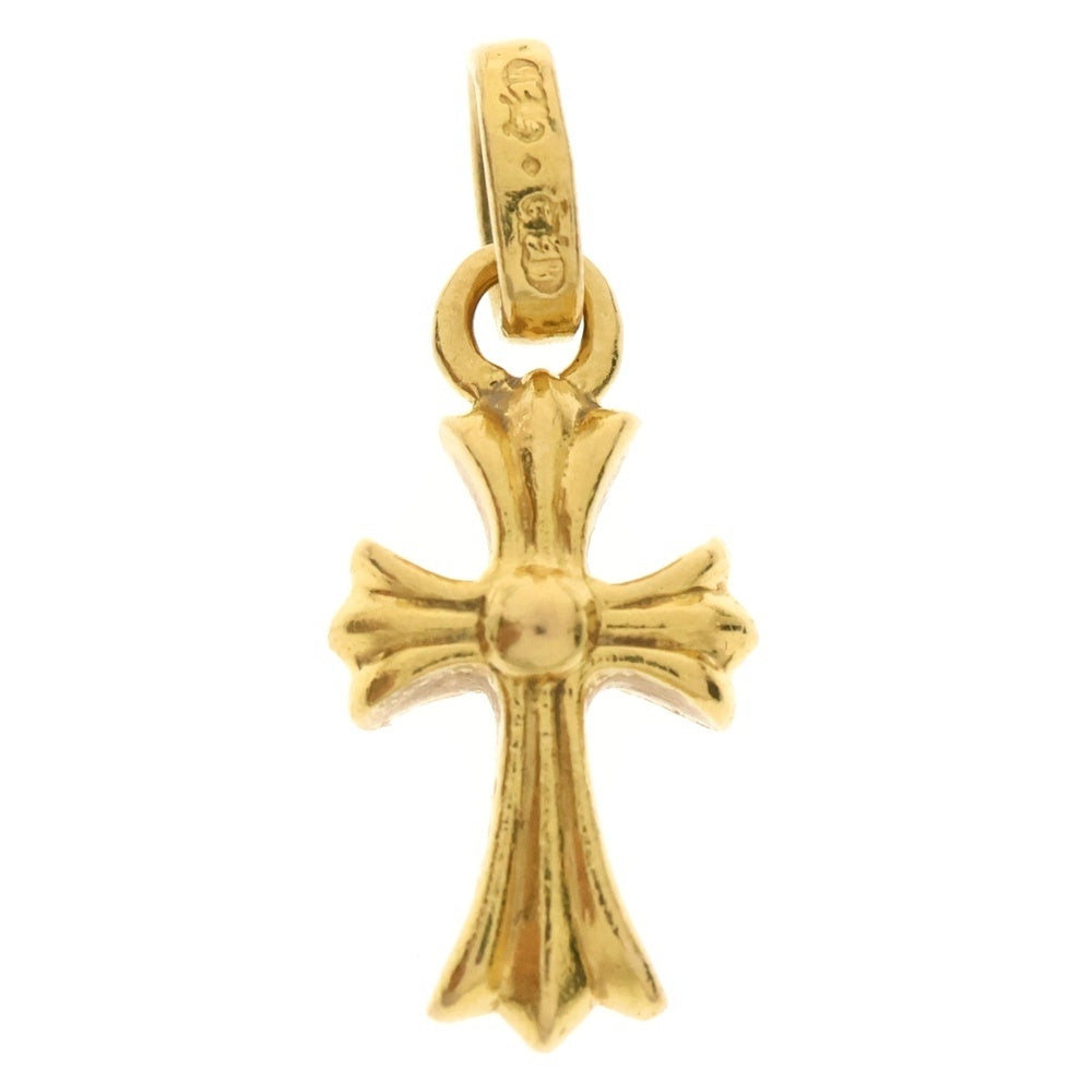 CHROME HEARTS(クロムハーツ) 22K CRS BBYFAT P/DIA ベイビーファットクロス PAVEダイヤ ペンダントトップ ゴールド BCA035