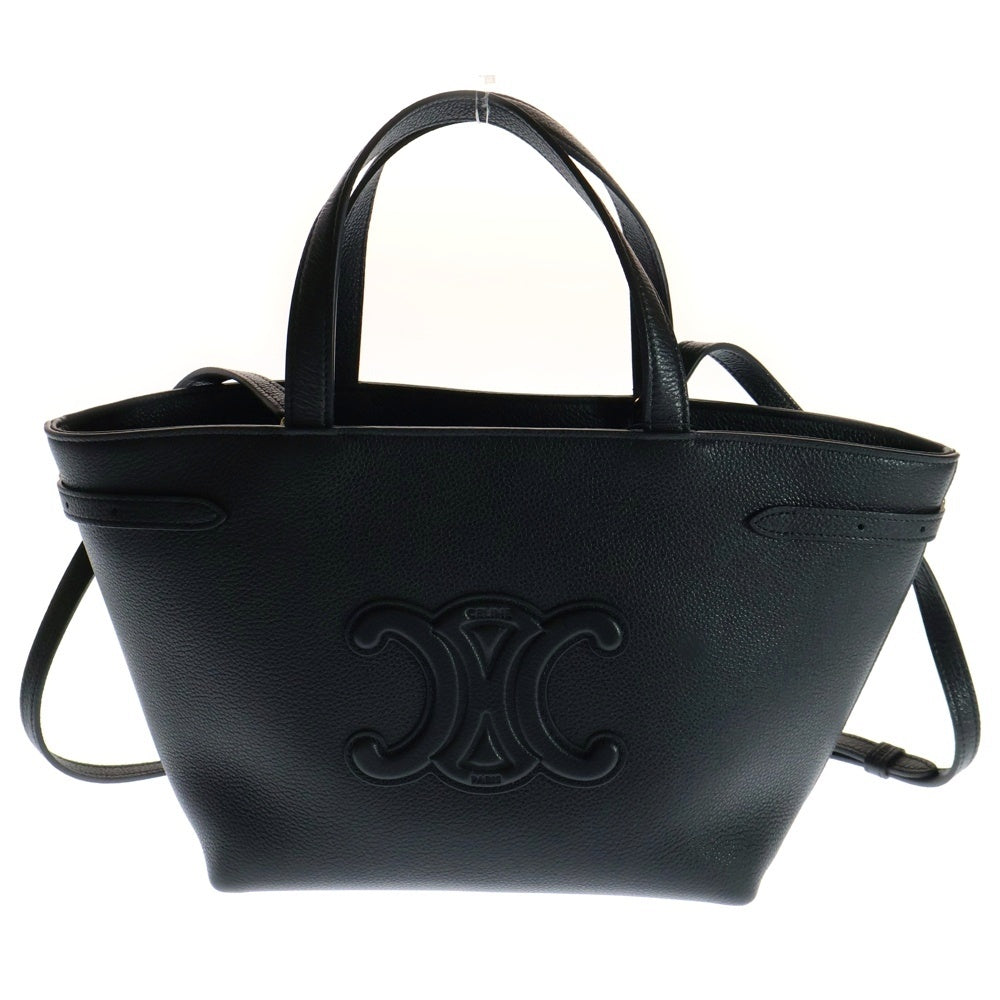 CELINE(セリーヌ) ミニ カバ アナイス トリオンフ 2WAYバッグ ブラック118613ENY.38NO