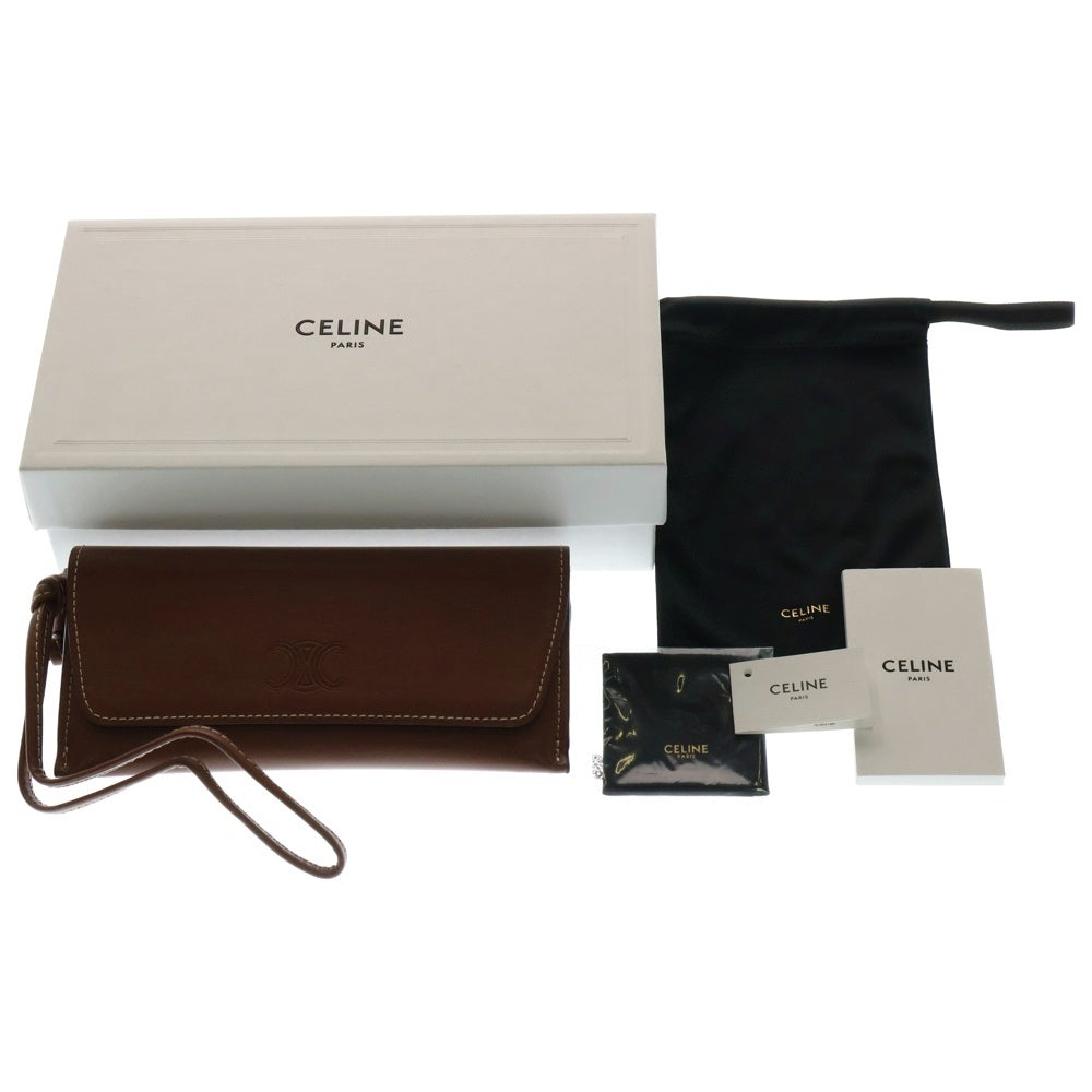 CELINE(セリーヌ) トリオンフ オーバルサングラス アイウェア ブラック 4S194CPLB CL40194U