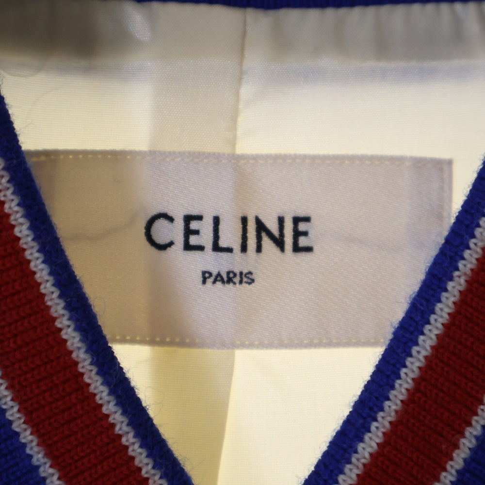 CELINE(セリーヌ) 2V35N851C エンブロイダリー アメリカン テディブルゾン ジャケット マルチカラー