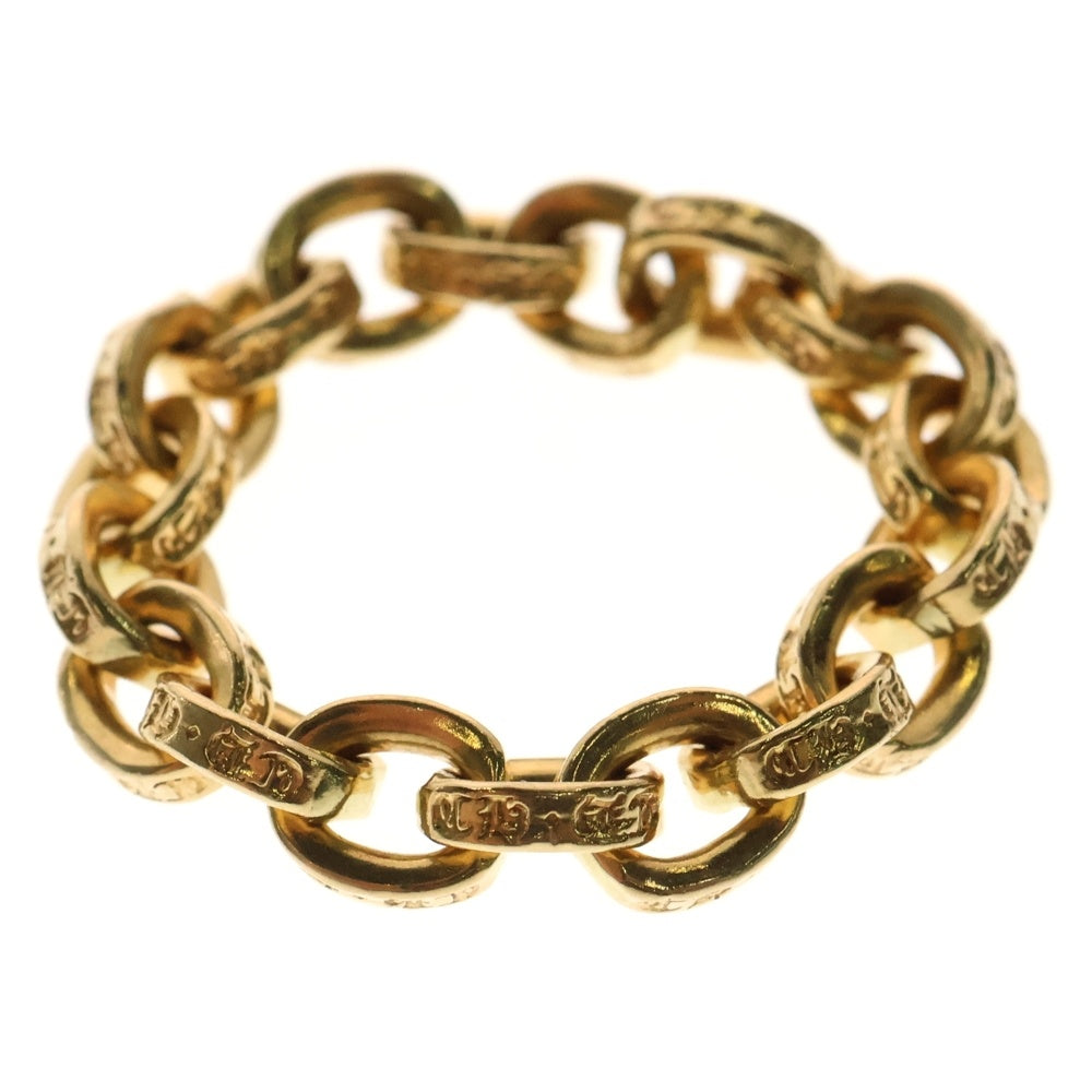 CHROME HEARTS(クロムハーツ) 22K PAPER CHAIN RING ペーパーチェーン ゴールドリング