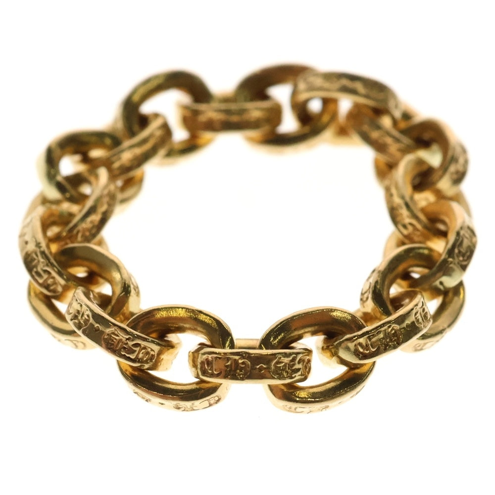 CHROME HEARTS(クロムハーツ) 22K PAPER CHAIN RING ペーパーチェーン ゴールドリング