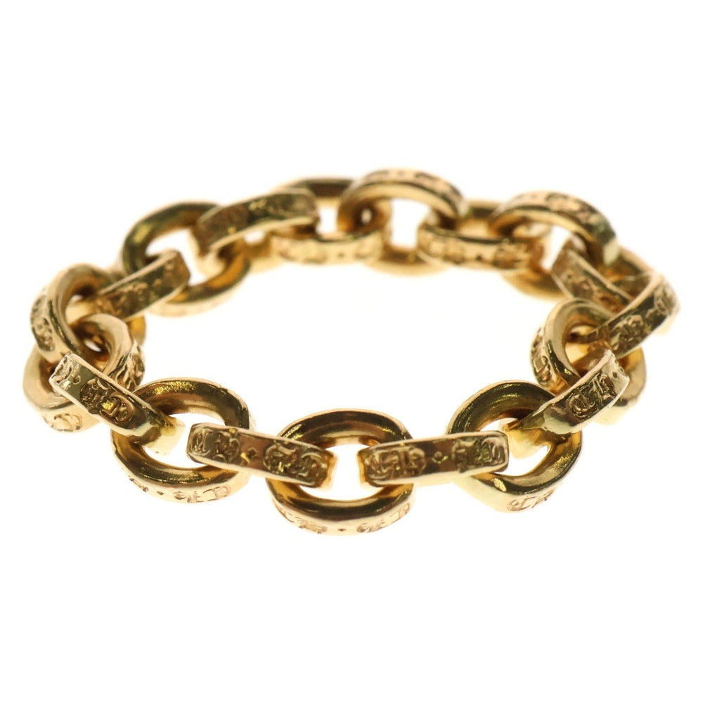 CHROME HEARTS(クロムハーツ) 22K PAPER CHAIN RING ペーパーチェーン ゴールドリング