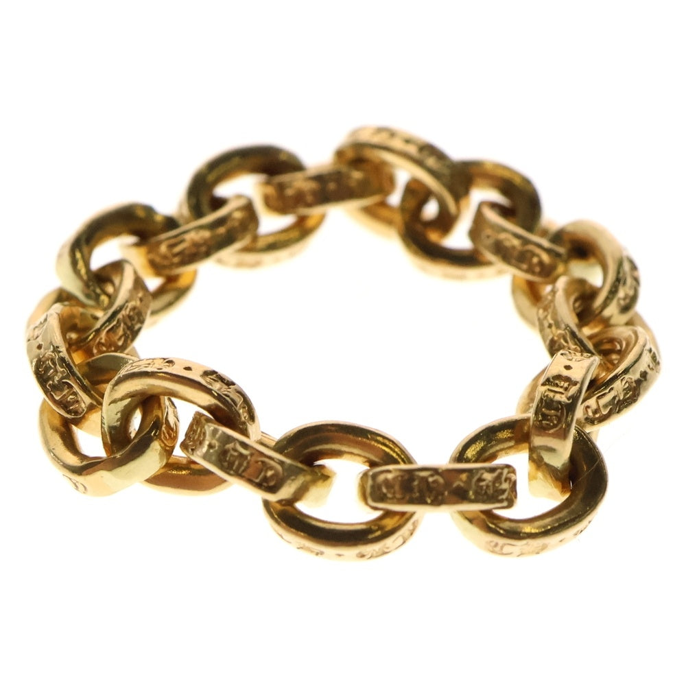 CHROME HEARTS(クロムハーツ) 22K PAPER CHAIN RING ペーパーチェーン ゴールドリング