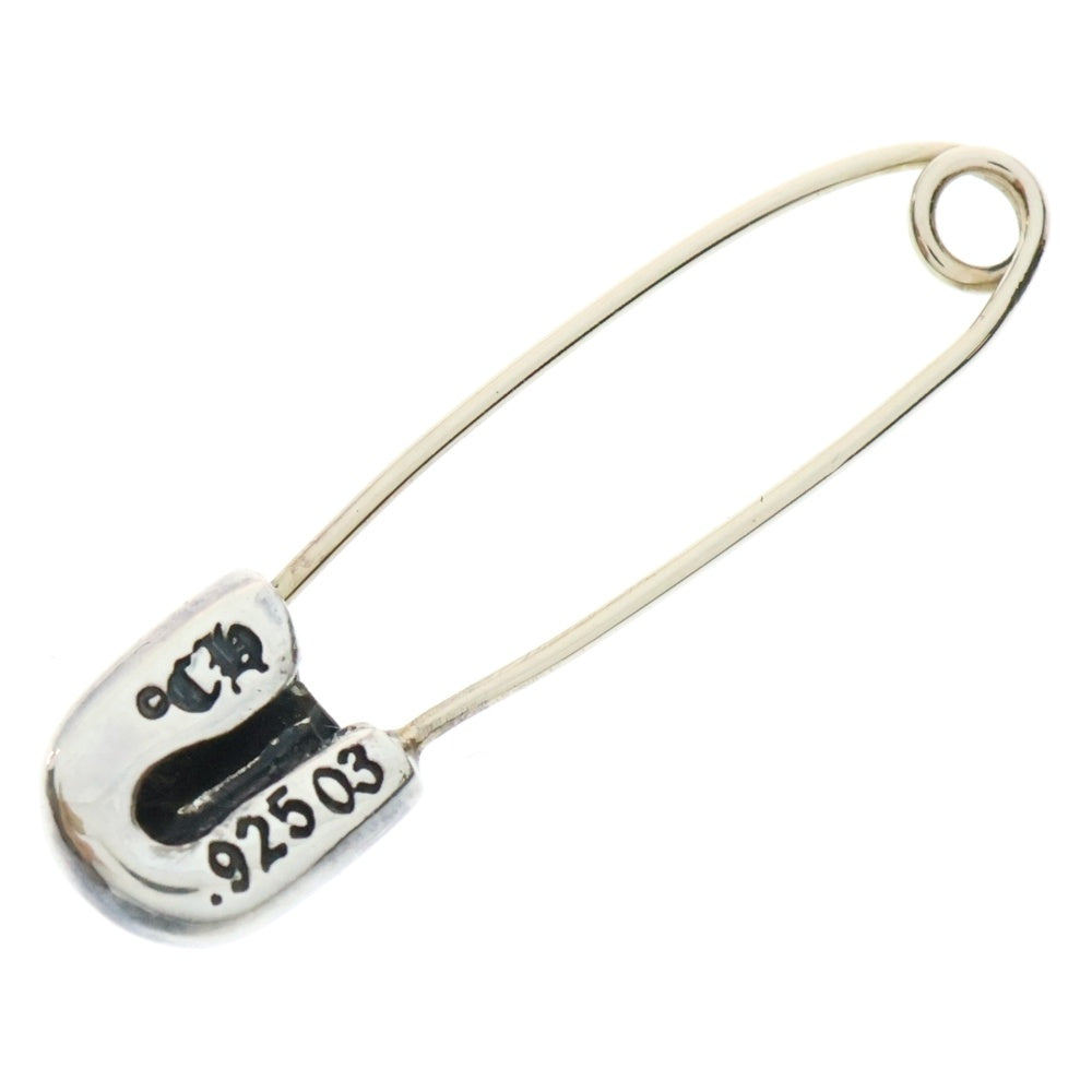 CHROME HEARTS(クロムハーツ) SAFETY PIN SM 1DIA スモールセーフティピン 1ダイヤ ペンダントトップ シルバー