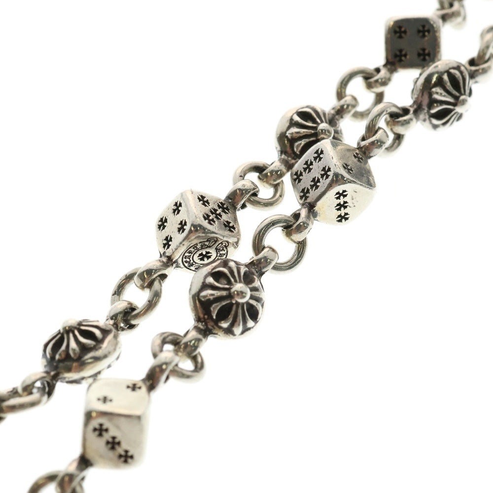 CHROME HEARTS(クロムハーツ) DICE 1CRS BALL-1 1クリップダイスクロスボール ウォレットチェーン シルバー