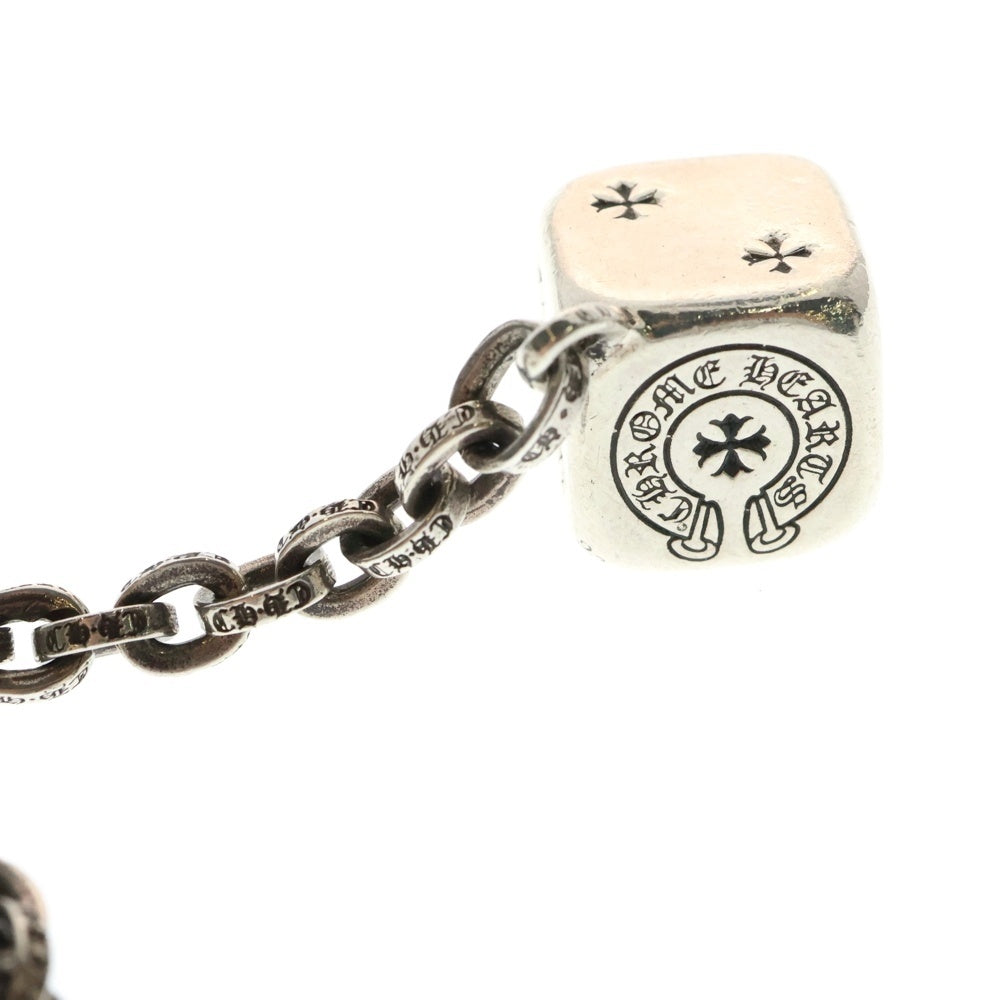 CHROME HEARTS(クロムハーツ) DICE DBL ダブルダイス キーチェーン シルバー