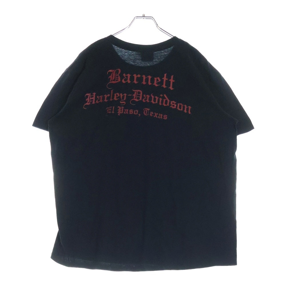 HARLEY DAVIDSON(ハーレーダビッドソン) 04s Harley Davidson Skull All Over Print Tee ハーレーダビッドソン スカル オールオーバープリント半袖Tシャツ ブラック