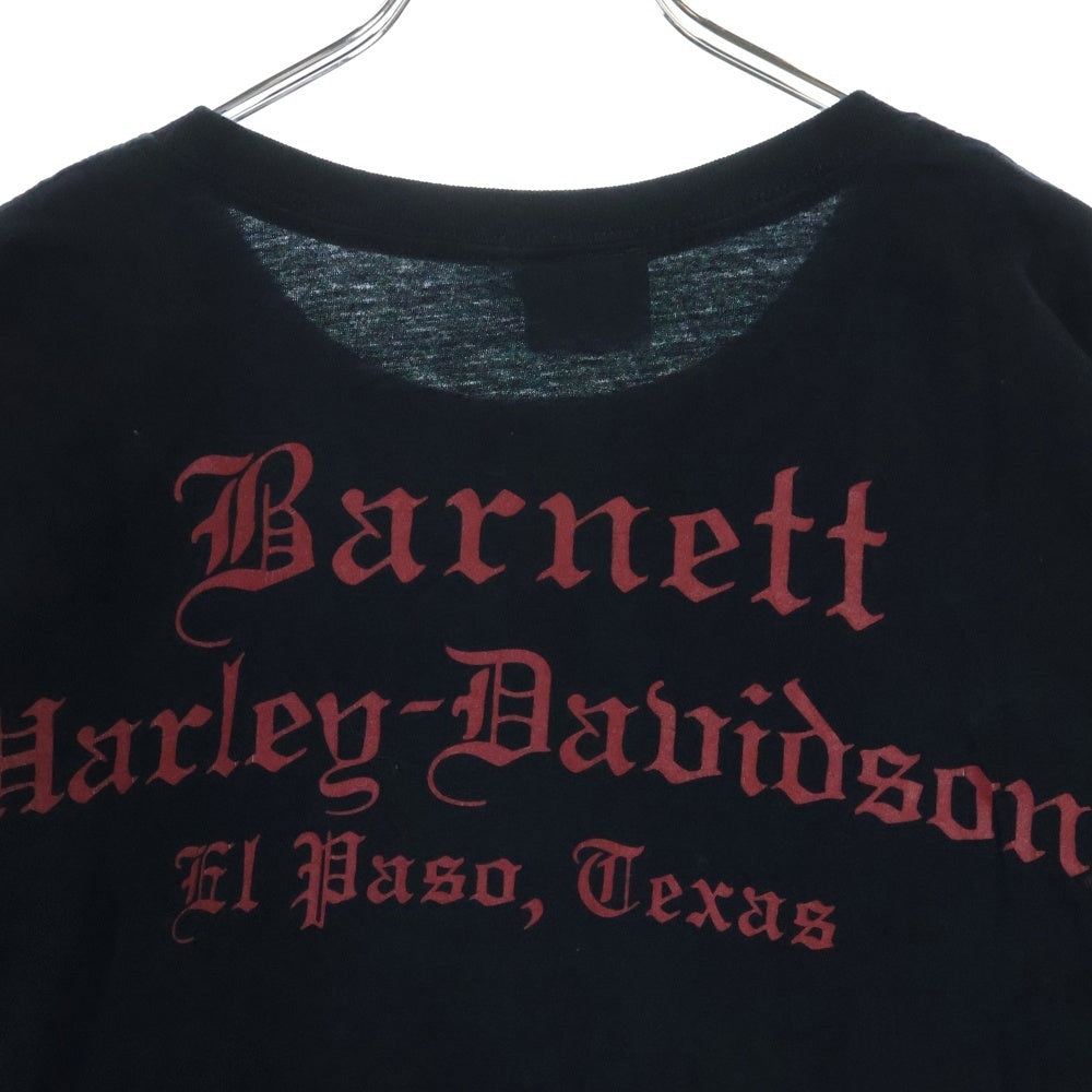 HARLEY DAVIDSON(ハーレーダビッドソン) 04s Harley Davidson Skull All Over Print Tee ハーレーダビッドソン スカル オールオーバープリント半袖Tシャツ ブラック