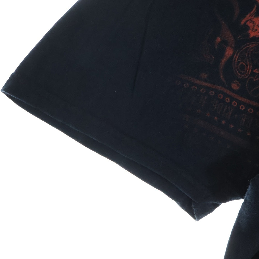 HARLEY DAVIDSON(ハーレーダビッドソン) 04s Harley Davidson Skull All Over Print Tee ハーレーダビッドソン スカル オールオーバープリント半袖Tシャツ ブラック