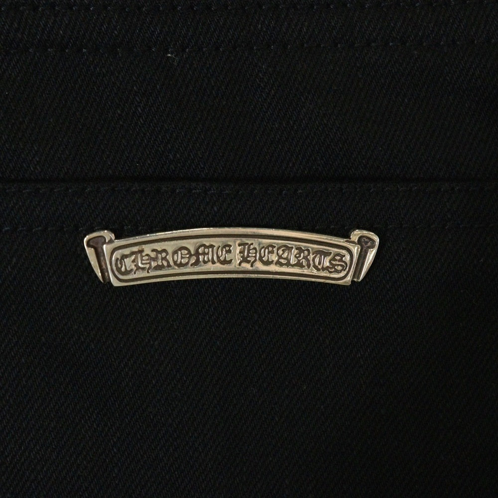 CHROME HEARTS(クロムハーツ) DMN PANTS FLEURKNEE フレアニー ワイドパンツ ブラック
