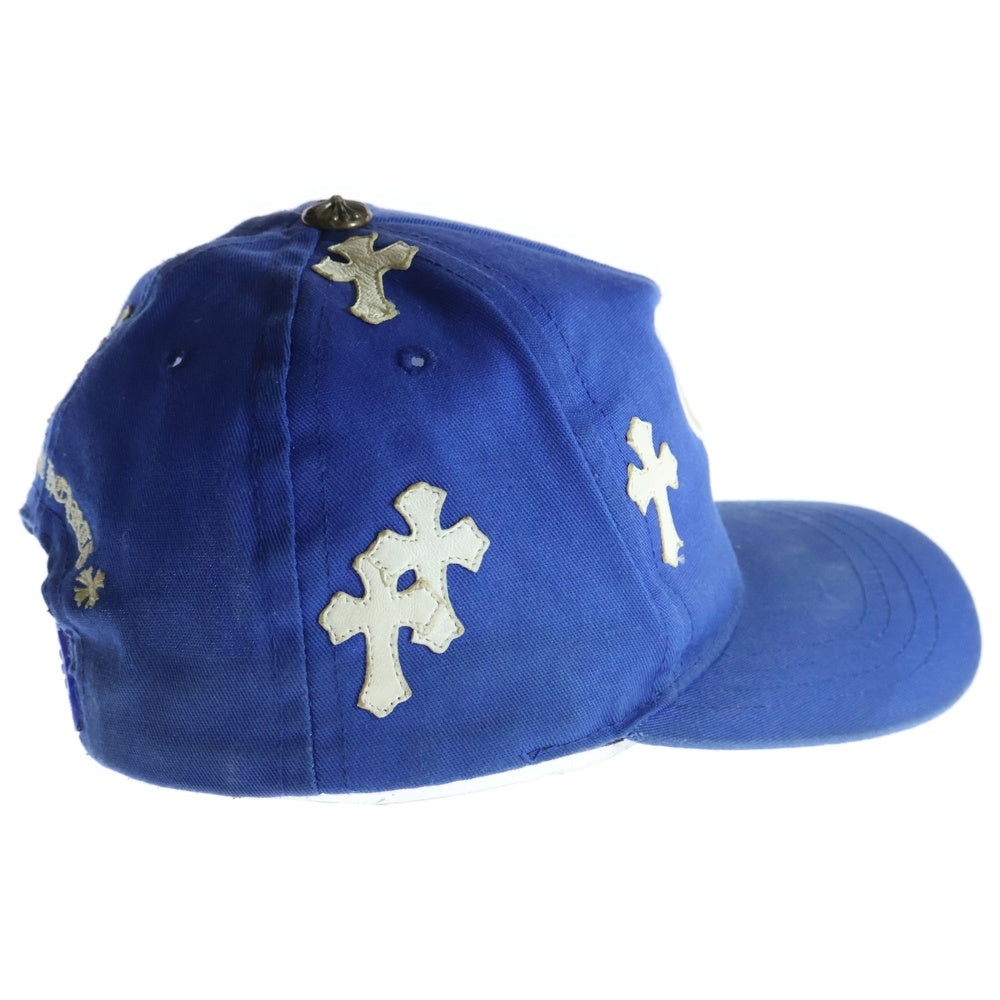 CHROME HEARTS(クロムハーツ) CH HAT クロスパッチベースボールキャップ ブルー