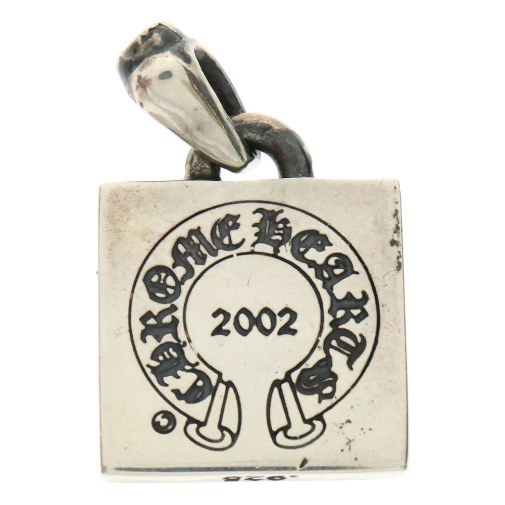 CHROME HEARTS(クロムハーツ) FRAMED LETTER BLOCK フレームドレターブロック tアルファベット シルバーネックレストップ