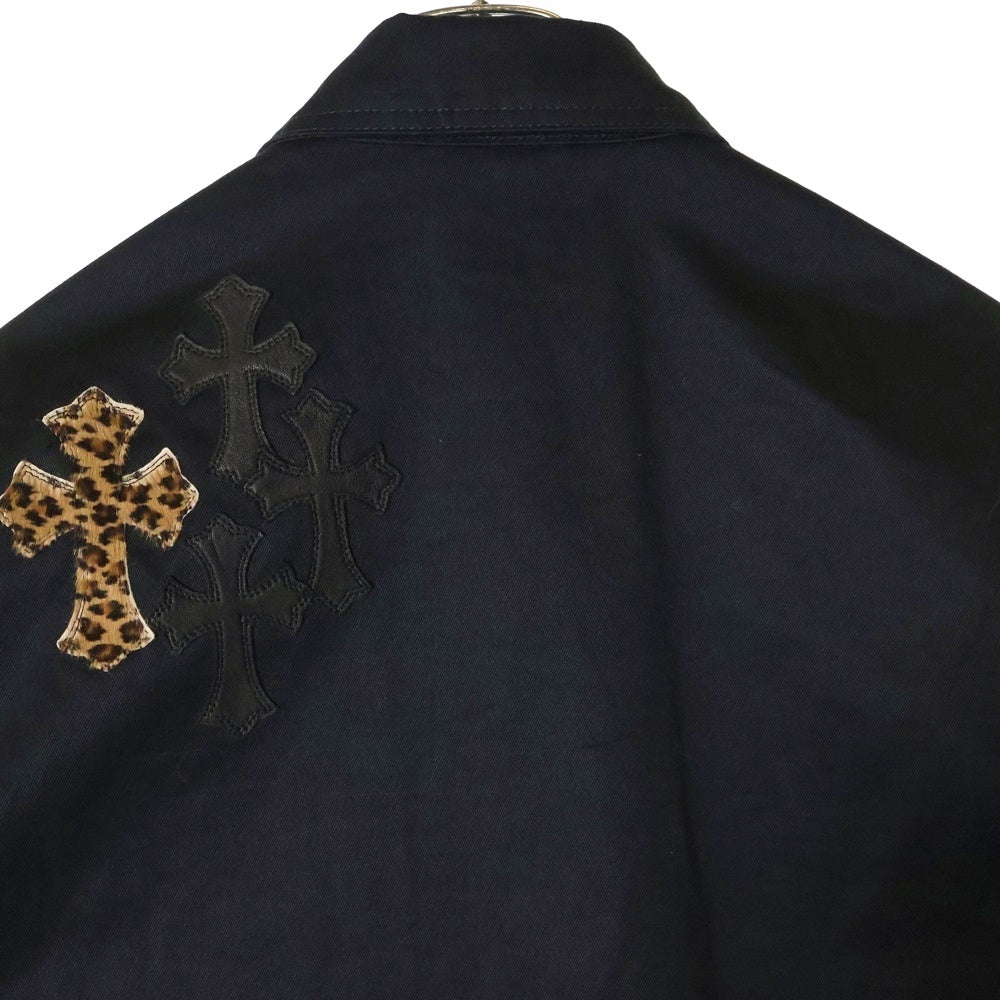 CHROME HEARTS(クロムハーツ) WORK DOG ワークドッグ クロスパッチ付きクロスボールシャツジャケット