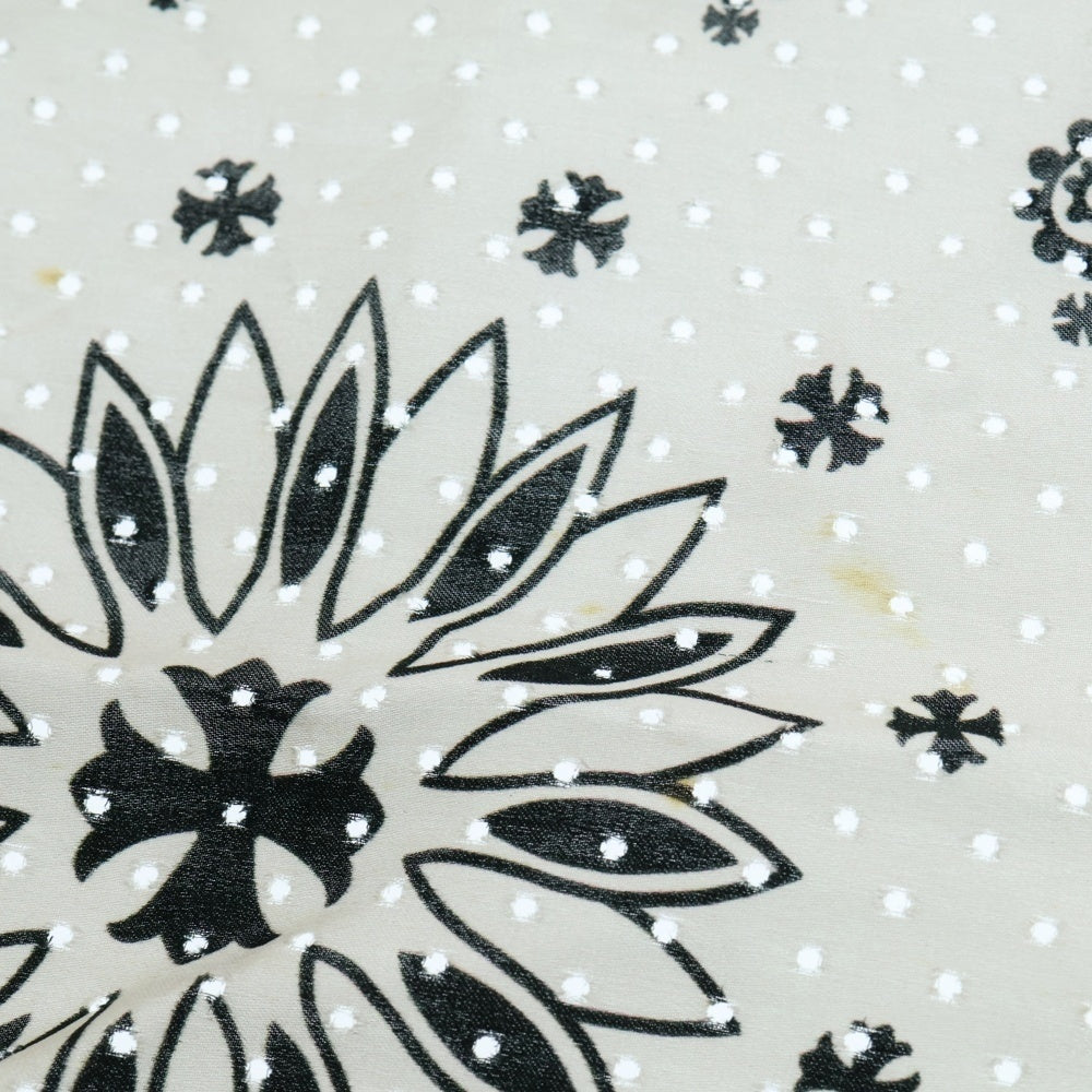 CHROME HEARTS(クロムハーツ) CH SCARF スカーフ バンダナプリントシルクスカーフ ホワイト