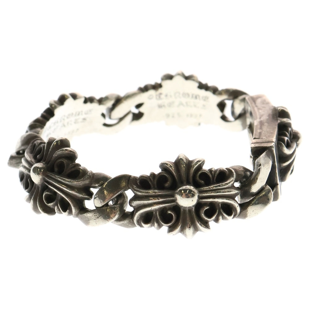 CHROME HEARTS(クロムハーツ) KEEPER LINK キーパーリンク シルバーブレスレット 4LINK BCA400