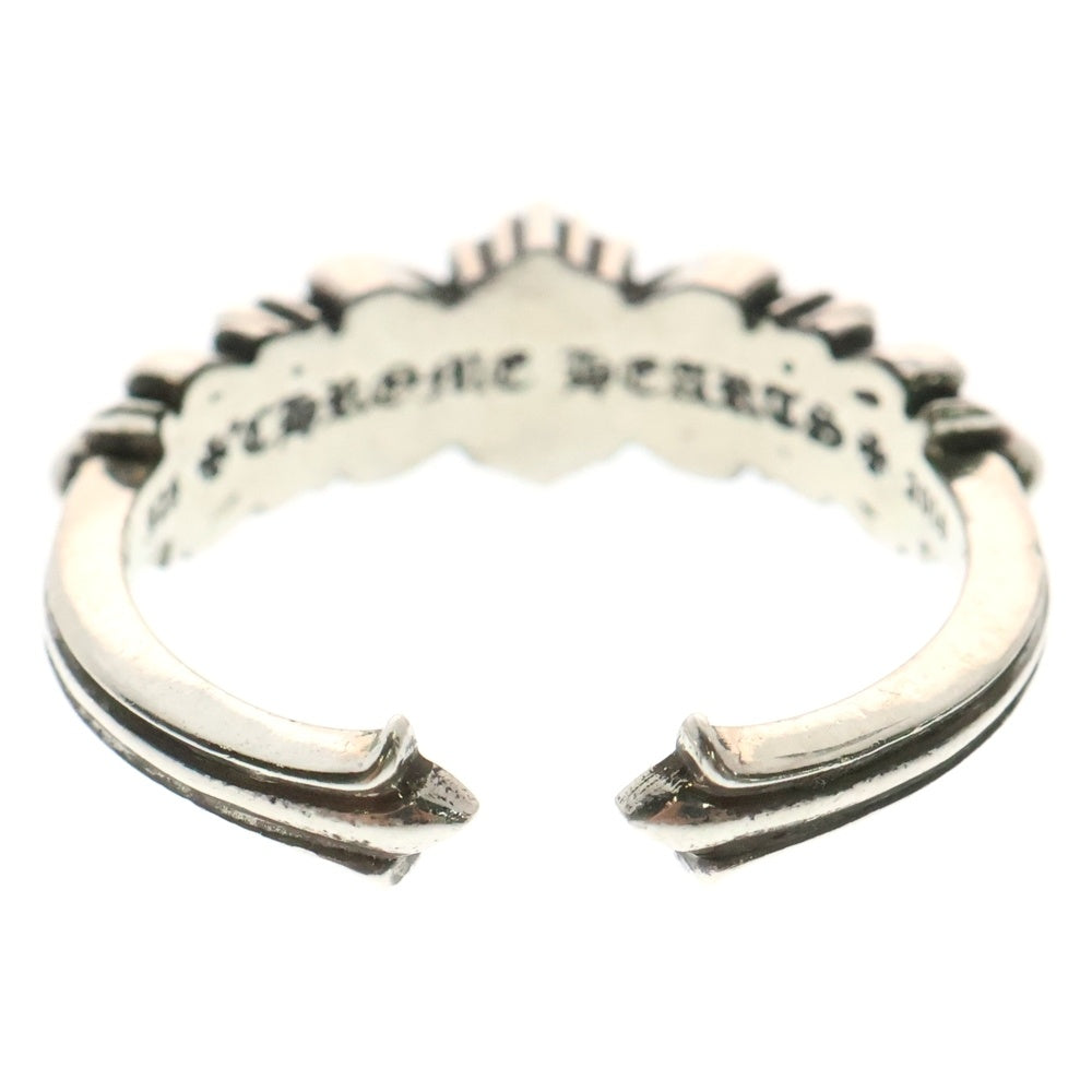 CHROME HEARTS(クロムハーツ) BABY CLSC ベイビークラシックダブルフローラルリング シルバー