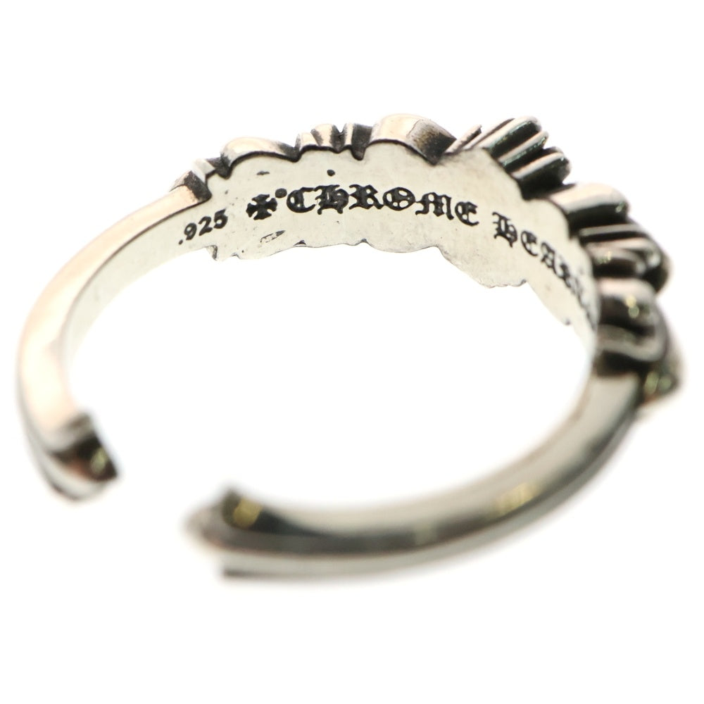 CHROME HEARTS(クロムハーツ) BABY CLSC ベイビークラシックダブルフローラルリング シルバー