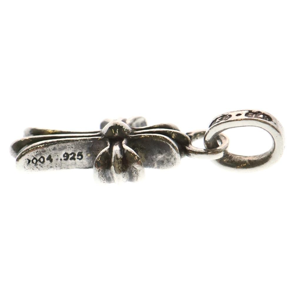 CHROME HEARTS(クロムハーツ) CRS BBYFAT P SAP B ベイビーファット PAVEブルーサファイア チャーム シルバーネックレストップ