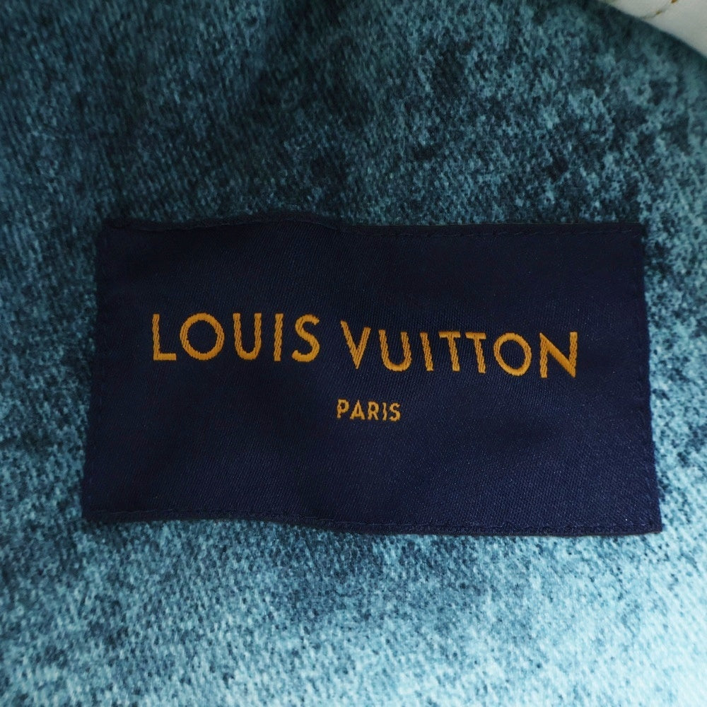 LOUIS VUITTON(ルイヴィトン) 23SS スプレーデニムジャケット ホワイト/ブルー RM231M U14 HOA10W