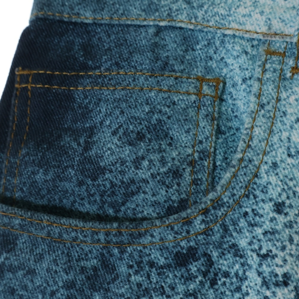 LOUIS VUITTON(ルイヴィトン) 23SS Spray Print Denim Pants LVスプレープリント デニムパンツ ホワイト RM231M U13 HOD10X