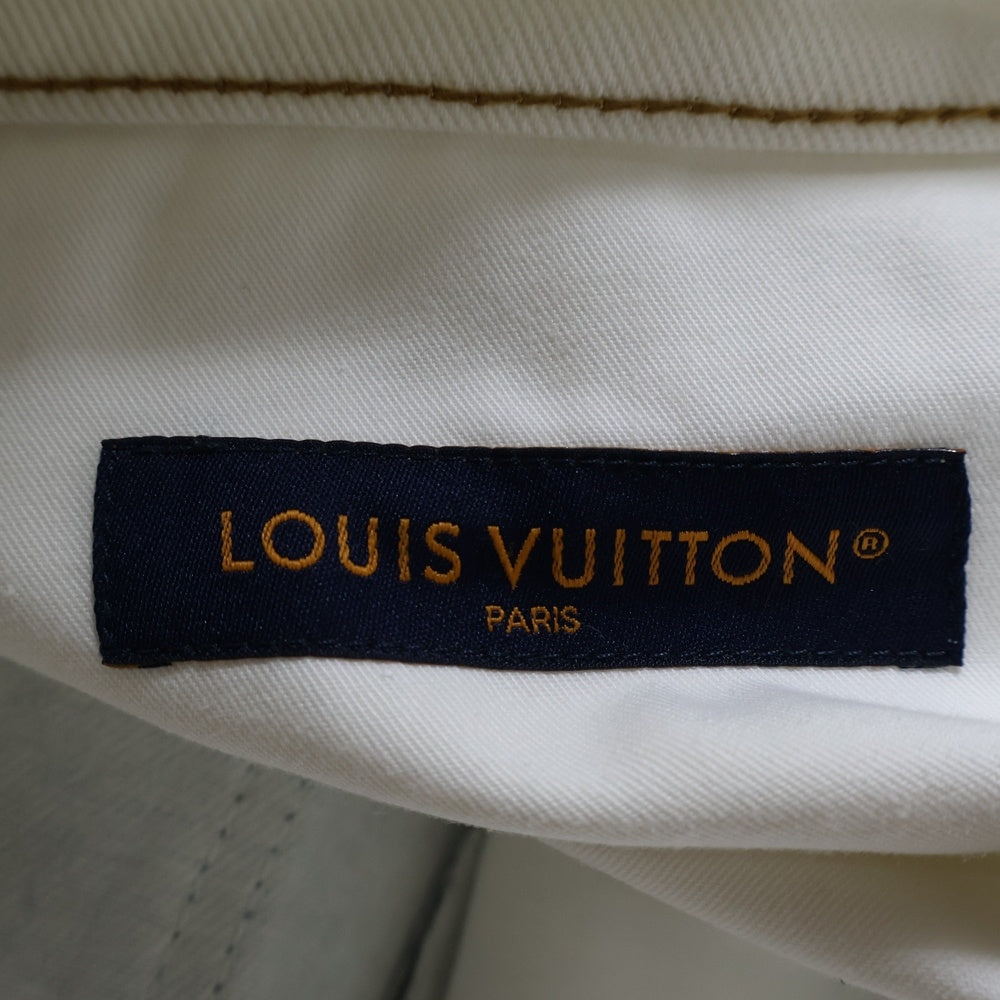 LOUIS VUITTON(ルイヴィトン) 23SS Spray Print Denim Pants LVスプレープリント デニムパンツ ホワイト RM231M U13 HOD10X