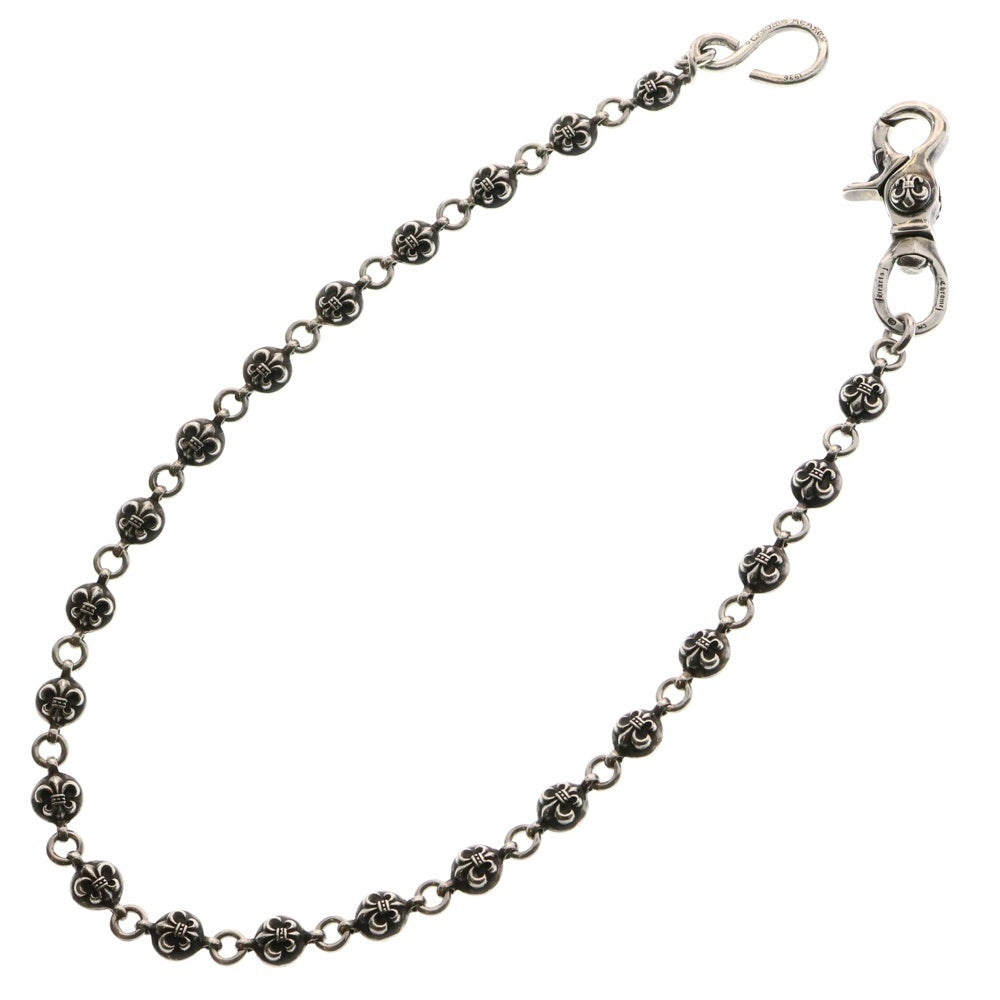 CHROME HEARTS(クロムハーツ) 2BALL LONG-S/1クリップロング#2 BSフレアボール ウォレットチェーン シルバー