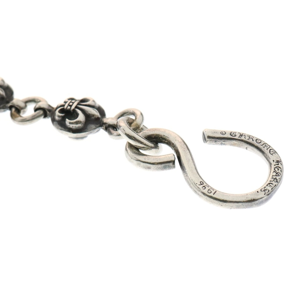 CHROME HEARTS(クロムハーツ) 2BALL LONG-S/1クリップロング#2 BSフレアボール ウォレットチェーン シルバー
