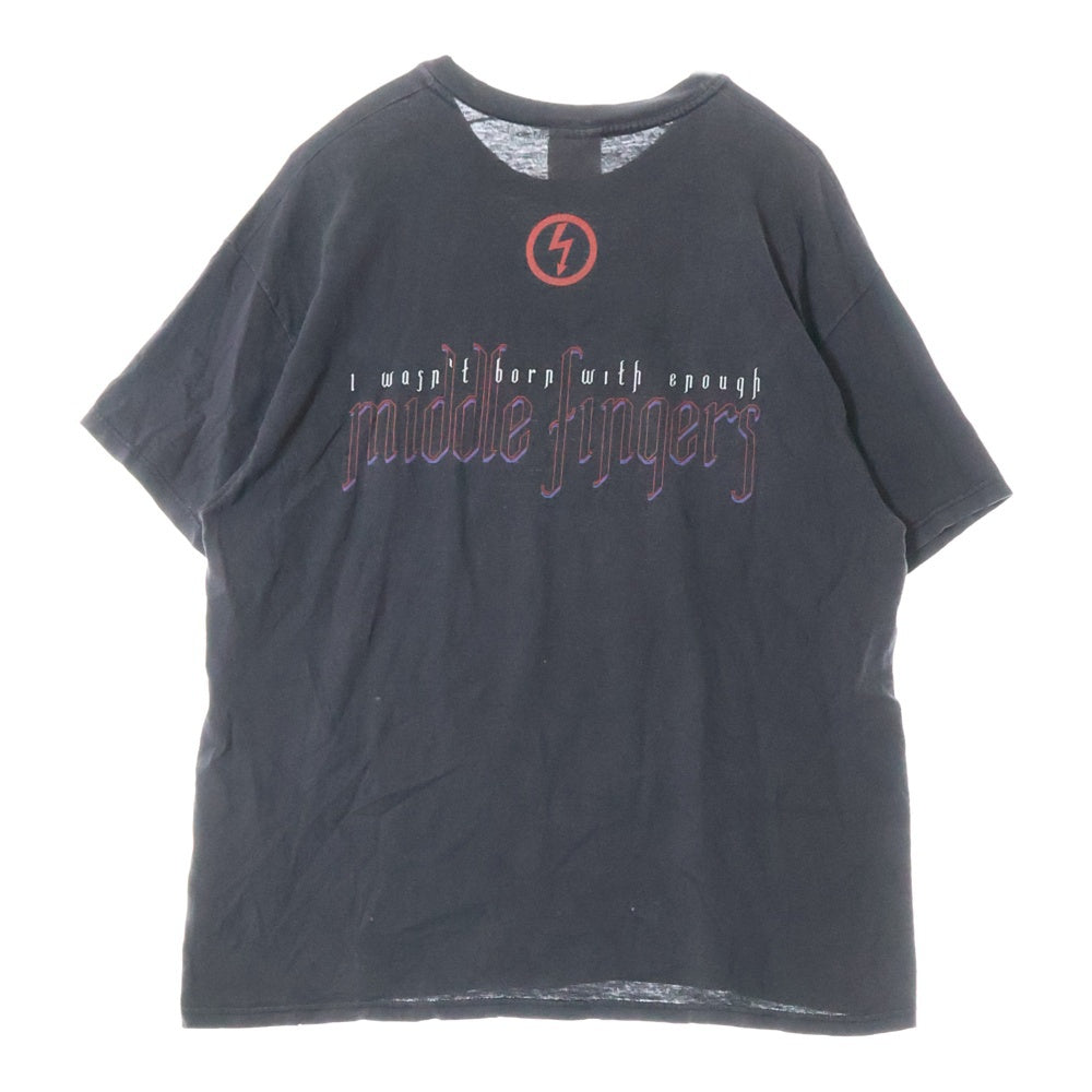 VINTAGE(ヴィンテージ) Marilyn Manson middle fingers ss tee マリリンマンソン ミドルフィンガー 半袖クルーネックtシャツ ブラック