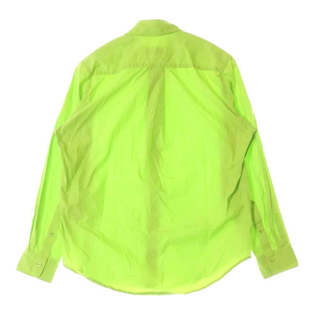 MARTINE ROSE(マーティンローズ) CLASSIC LONGSL.SHIRT S10MR401P クラシック 長袖シャツ ライトグリーン