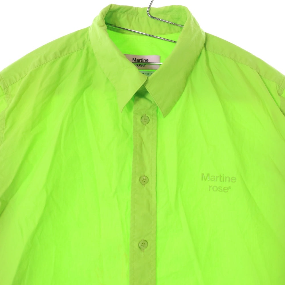 MARTINE ROSE(マーティンローズ) CLASSIC LONGSL.SHIRT S10MR401P クラシック 長袖シャツ ライトグリーン