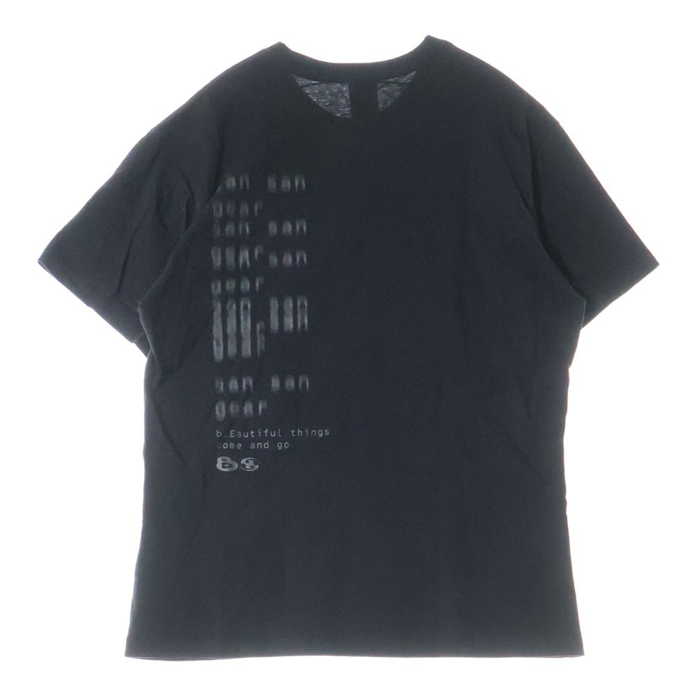 SAN SAN GEAR(サン サン ギア) ×b.Eautiful SG2502TOTS81 Beautiful Swill T-Shirt プリントクルーネック半袖Tシャツ ブラック
