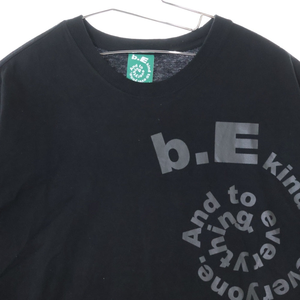 SAN SAN GEAR(サン サン ギア) ×b.Eautiful SG2502TOTS81 Beautiful Swill T-Shirt プリントクルーネック半袖Tシャツ ブラック
