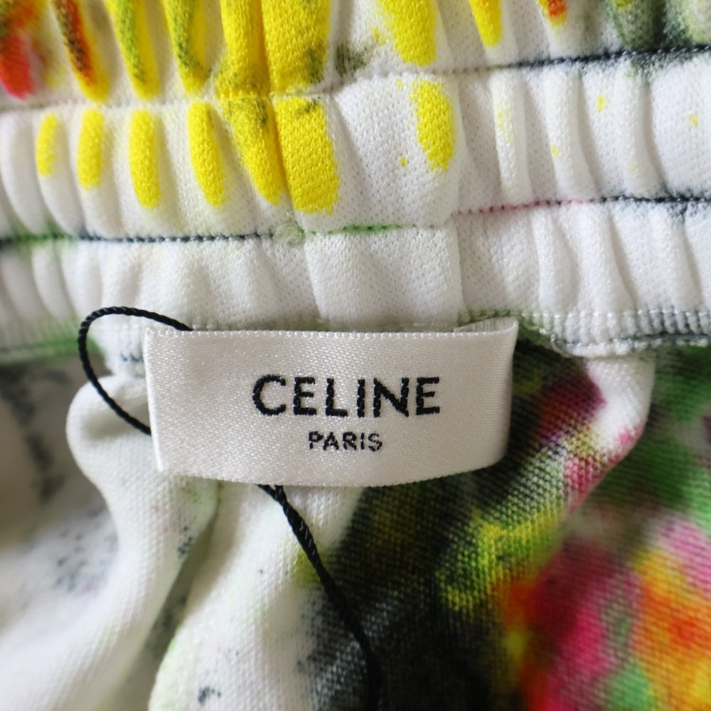 CELINE(セリーヌ) 22SS タイダイ プリント フレア ジョガー ジャージ パンツ マルチカラー 2Z135383Q