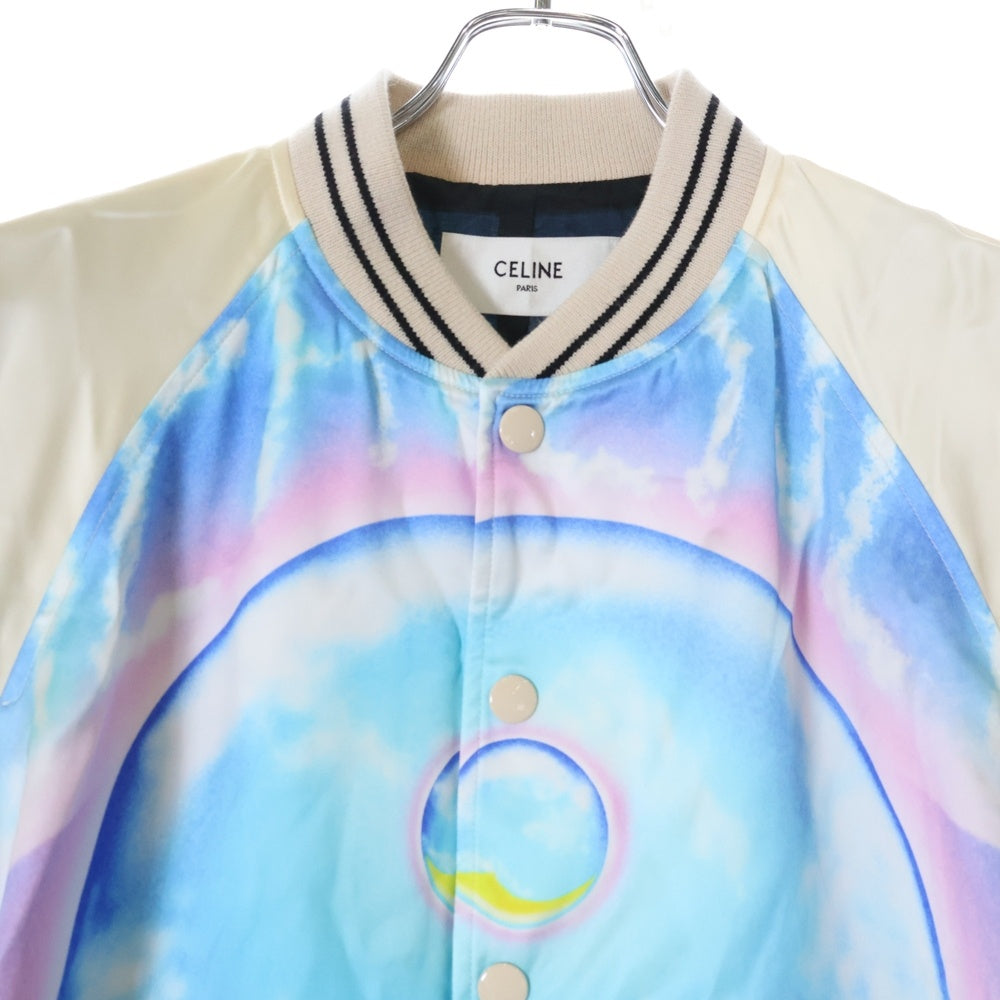 CELINE(セリーヌ) 22SS Teddy Jacket With Satin Artist Print サテンアーティストプリント テディジャケット 2V28H353Q マルチカラー