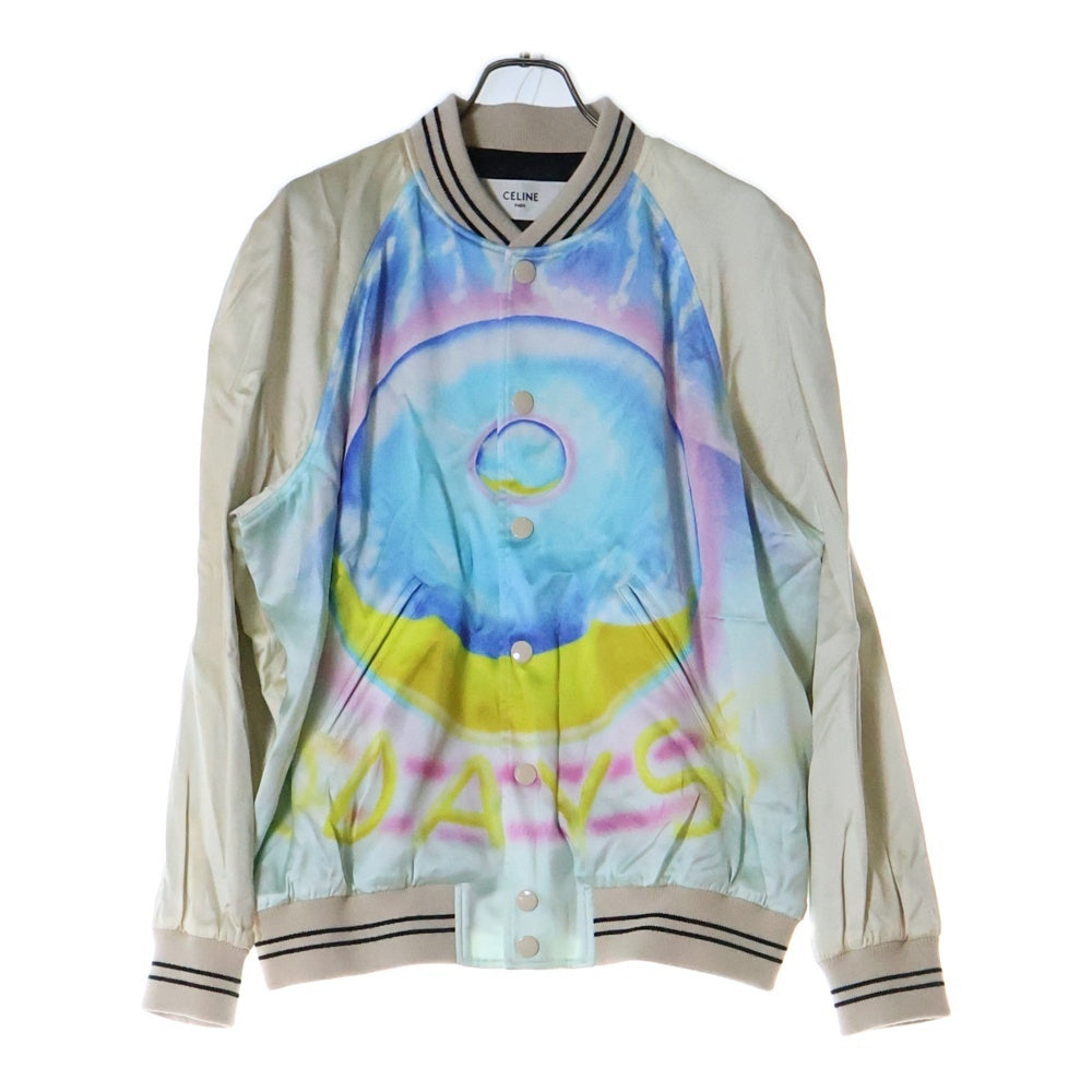 CELINE(セリーヌ) 22SS Teddy Jacket With Satin Artist Print サテンアーティストプリント テディジャケット 2V28H353Q マルチカラー