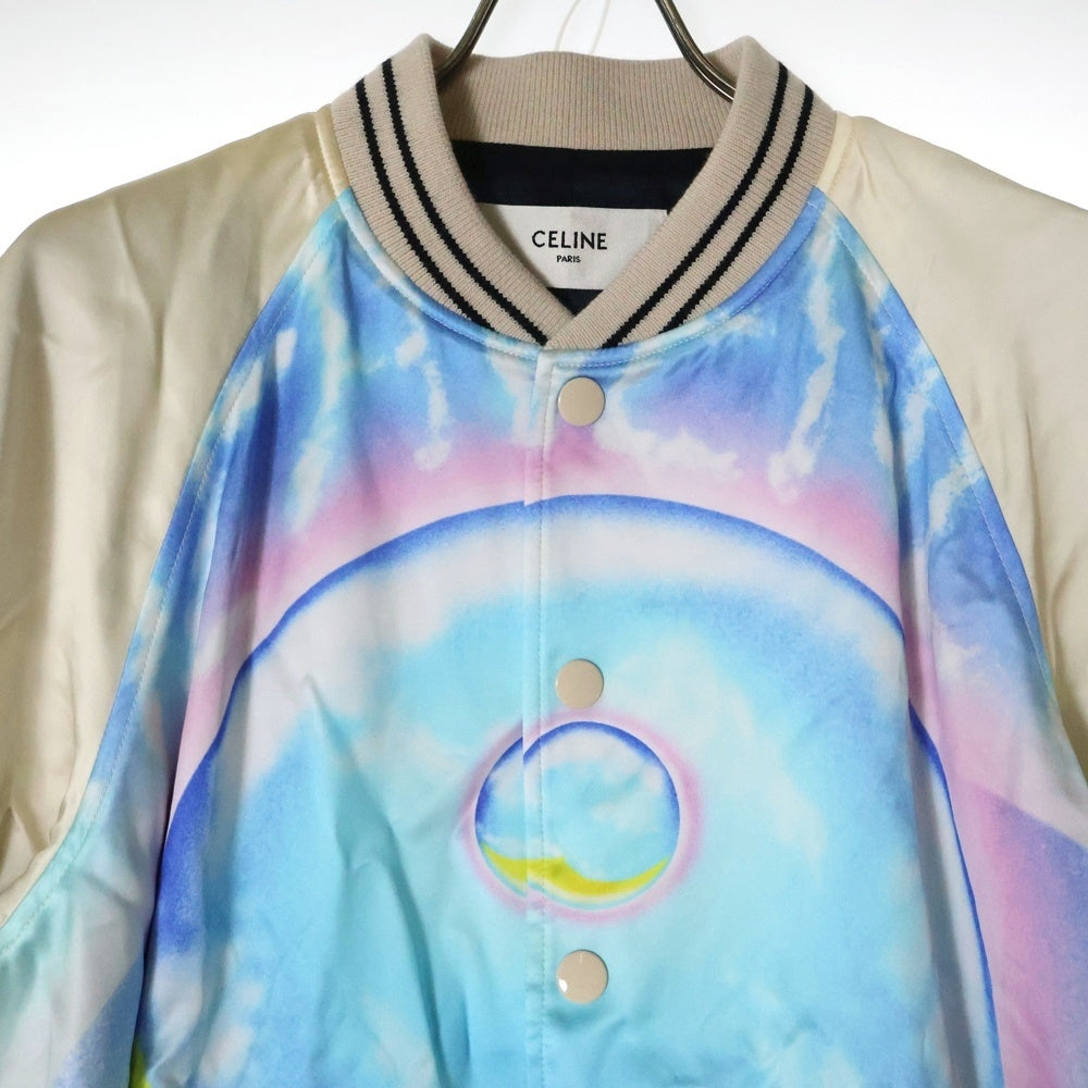 CELINE(セリーヌ) 22SS Teddy Jacket With Satin Artist Print サテンアーティストプリント テディジャケット 2V28H353Q マルチカラー