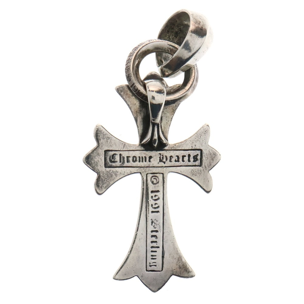 CHROME HEARTS(クロムハーツ) CH CRS SML W/BALE Wベイル スモールCHクロス ペンダントトップ シルバー BCA218