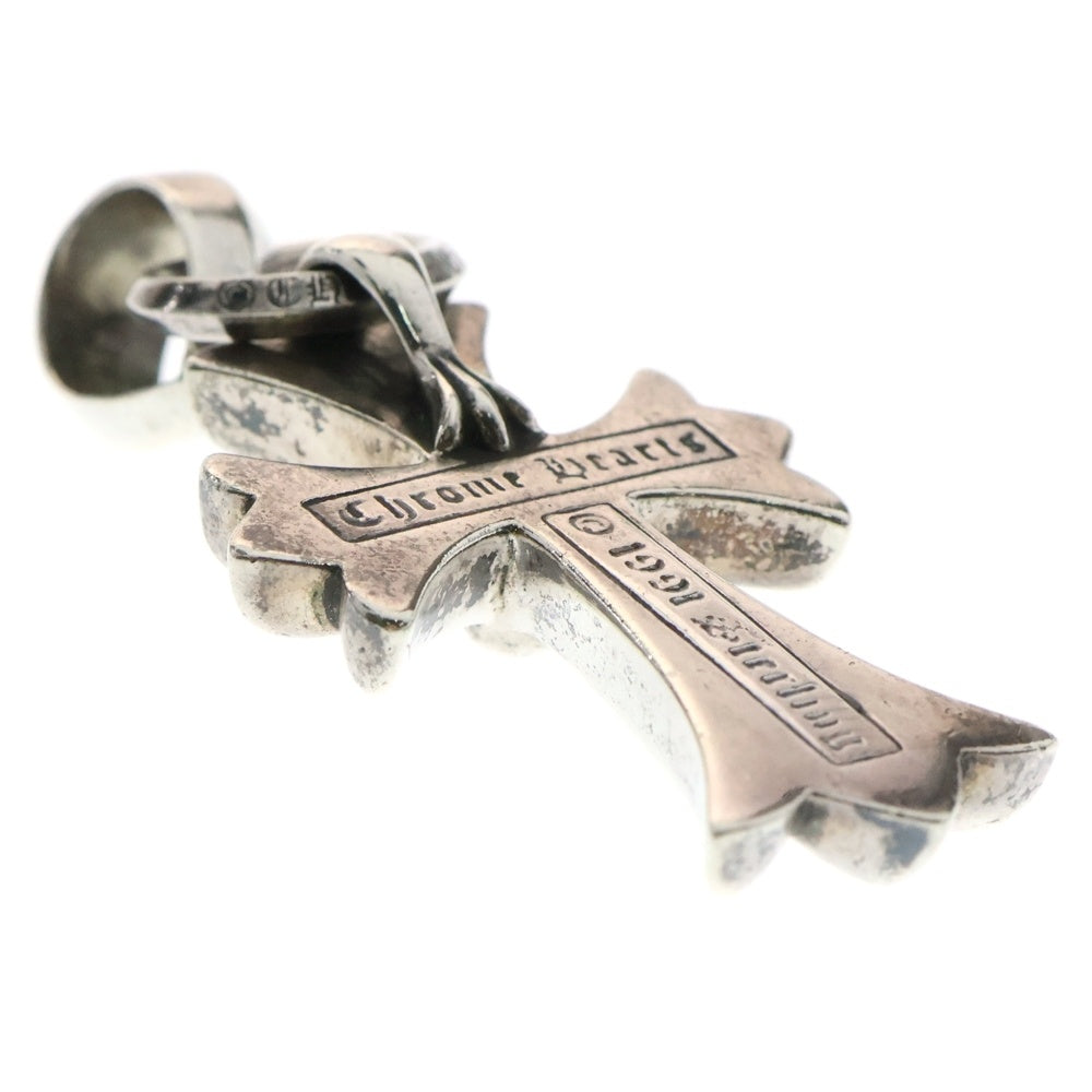CHROME HEARTS(クロムハーツ) CH CRS SML W/BALE Wベイル スモールCHクロス ペンダントトップ シルバー BCA218