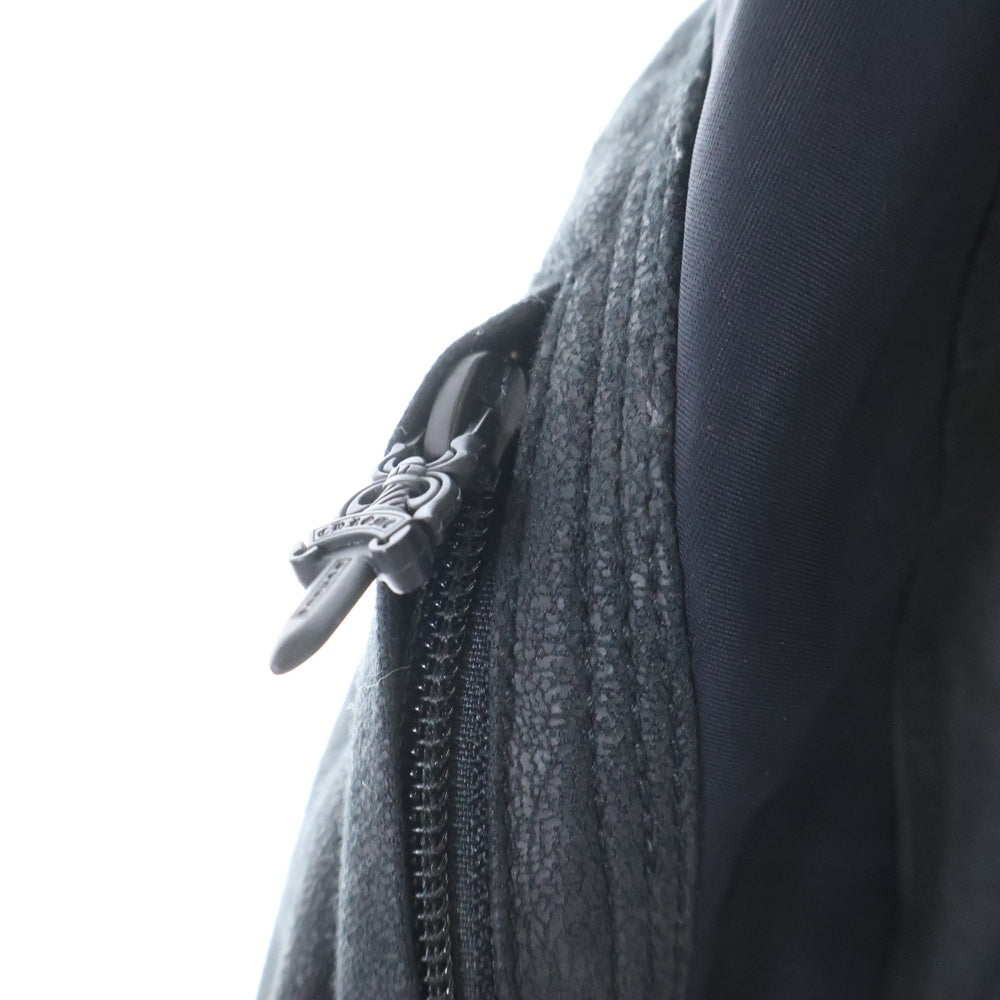 CHROME HEARTS(クロムハーツ) ZIP LAMB LEATHER CH PLS SHORTS ジップラムレザー CHプラス ショーツ ブラック