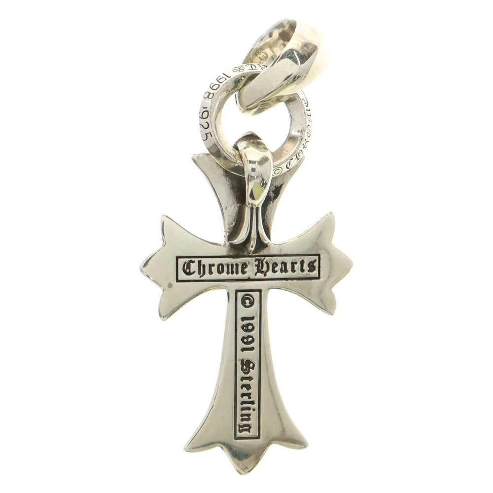 CHROME HEARTS(クロムハーツ) CH CRS SML W/BALE Wベイル スモールCHクロス ペンダントトップ シルバー BCA218