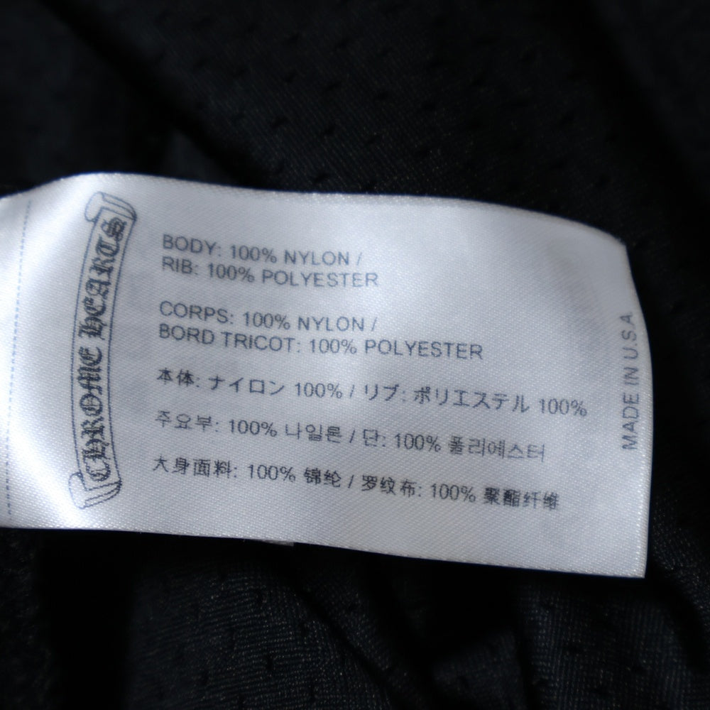 CHROME HEARTS(クロムハーツ) MESH WARM UP JERSEY メッシュ バーシティー ジャージー CHプリントメッシュ 長袖Tシャツカットソー ブラック