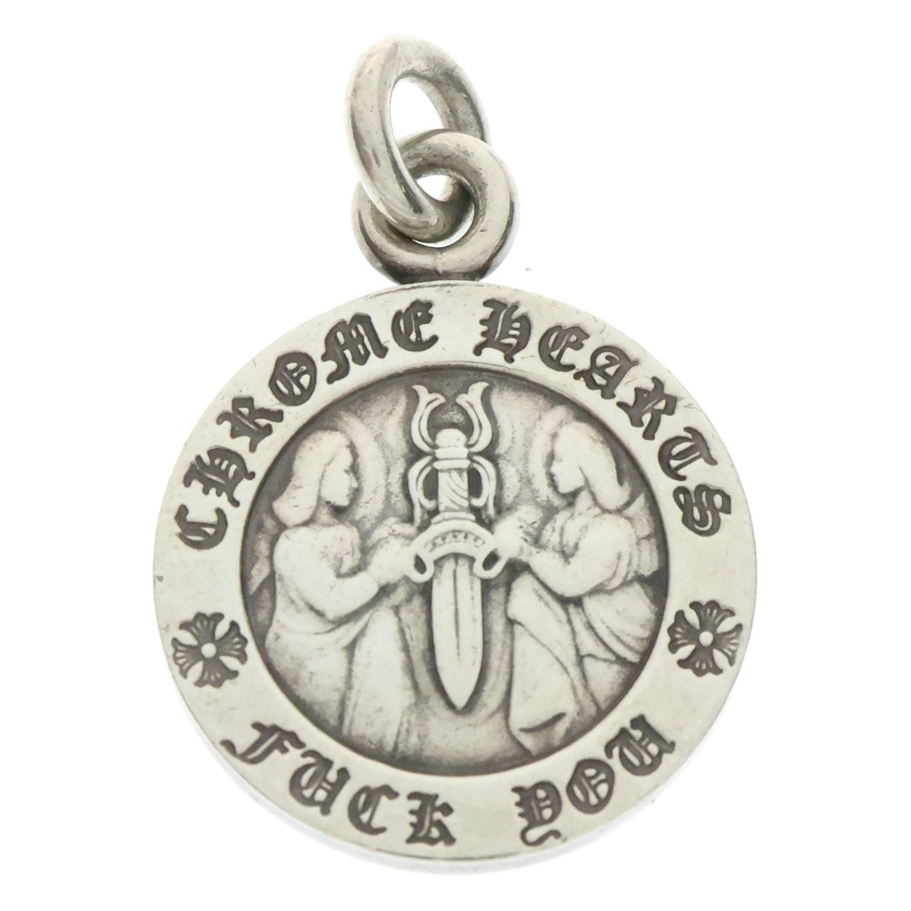 CHROME HEARTS(クロムハーツ) CHRM ANGL MDL V1 エンジェルメダルチャーム ペンダントトップ シルバーBCA229