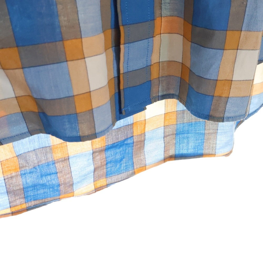 GUCCI(グッチ) Freyja Hartas Animal Embroidery Check Shirt 654884 ZAG0Q アニマル刺繍エンブロイダリー長袖シャツ マルチカラー