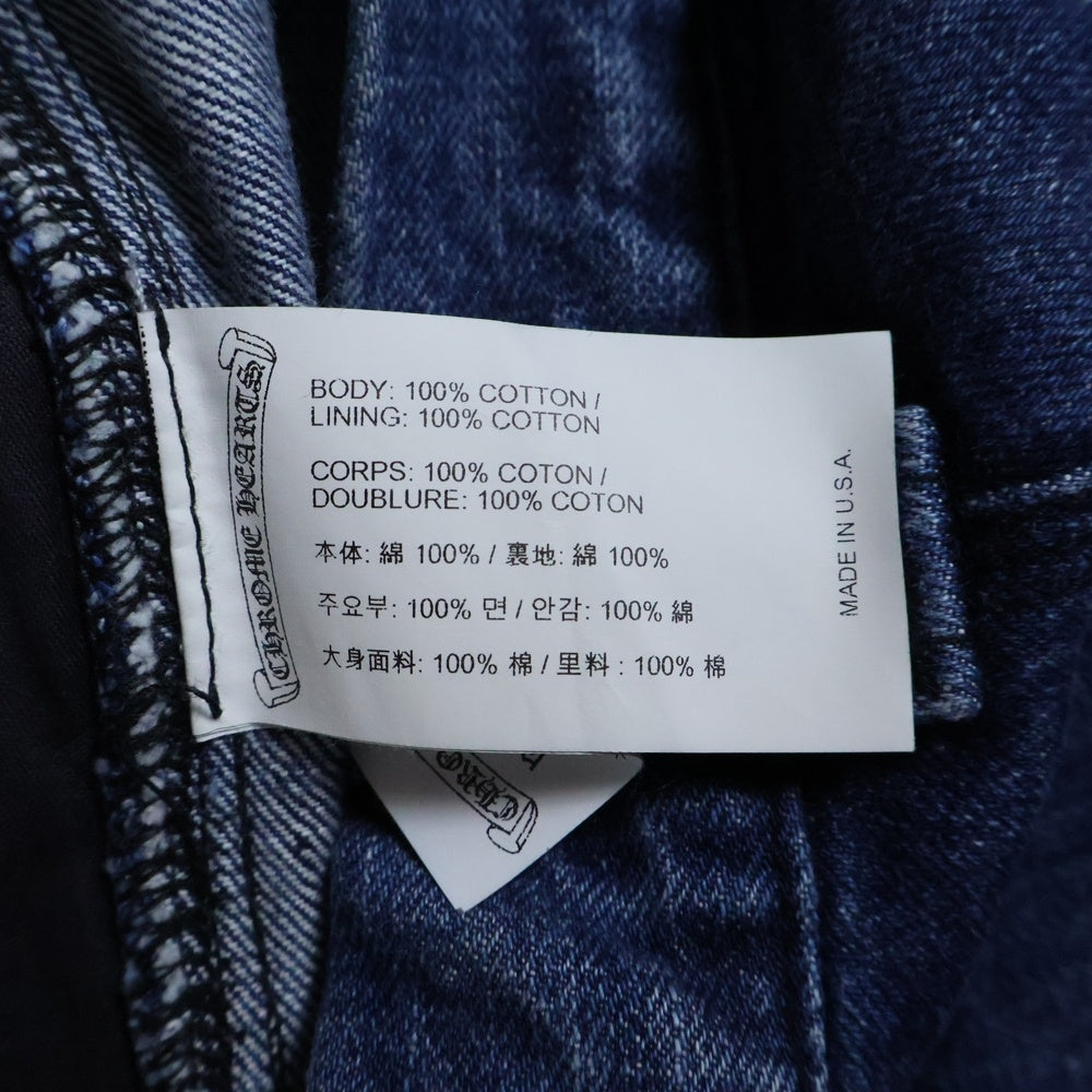 CHROME HEARTS(クロムハーツ) DENIM CARPENTER SHORTS デニムカーペンターハーフパンツ ブルー