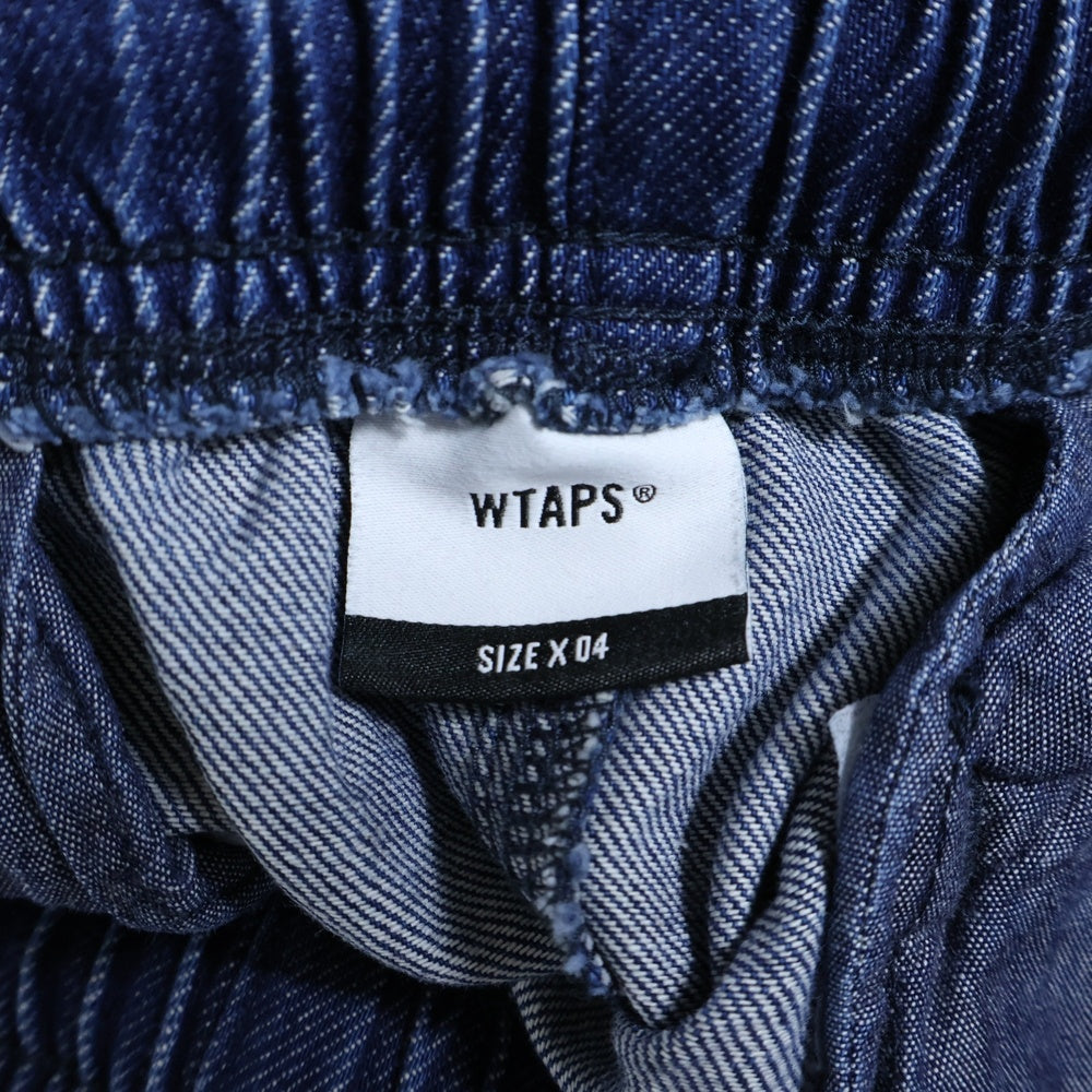 WTAPS(ダブルタップス) 25SS SHORTS COTTON.DENIM ハーフデニムパンツ 251WVDT_PTM08 ブルー